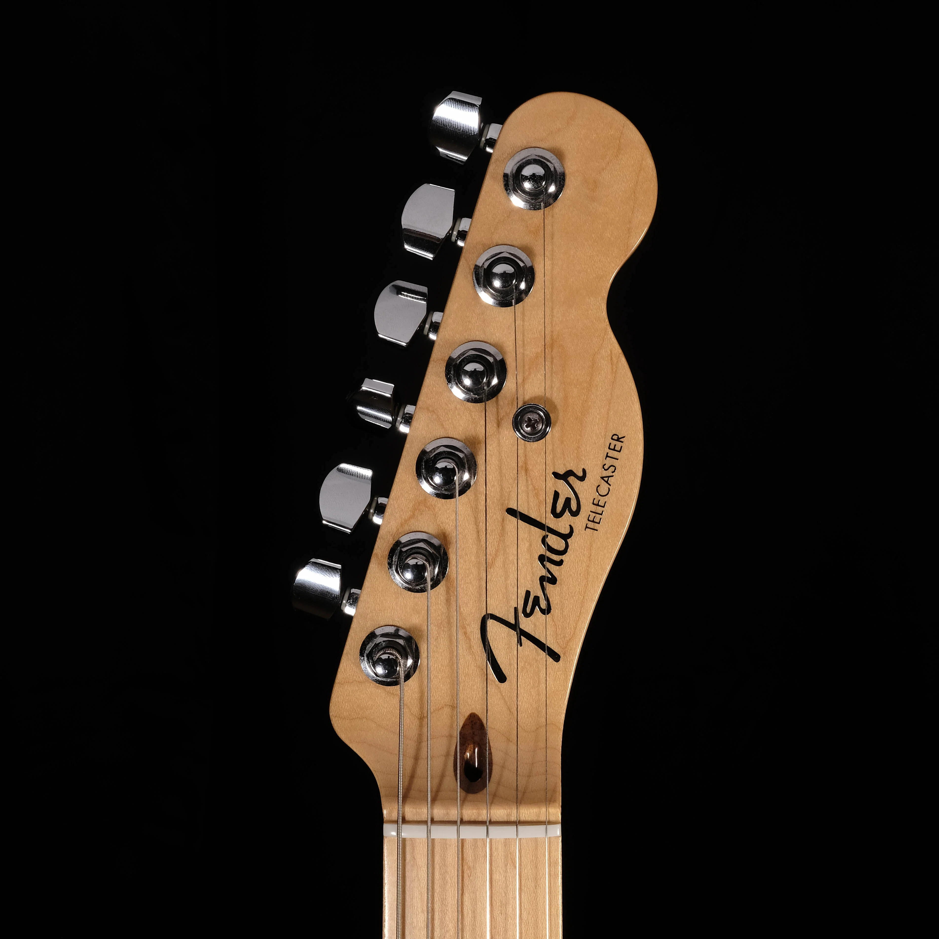 Pre Owned Fender American Deluxe Telecaster Tungsten Silver Electric Guitar OHSC - Image 9