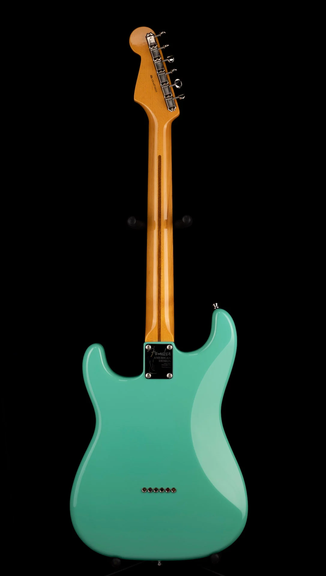 Pre Owned '14 Fender American Design Experience Stratocaster Seafoam Green W OHSC - Image 12