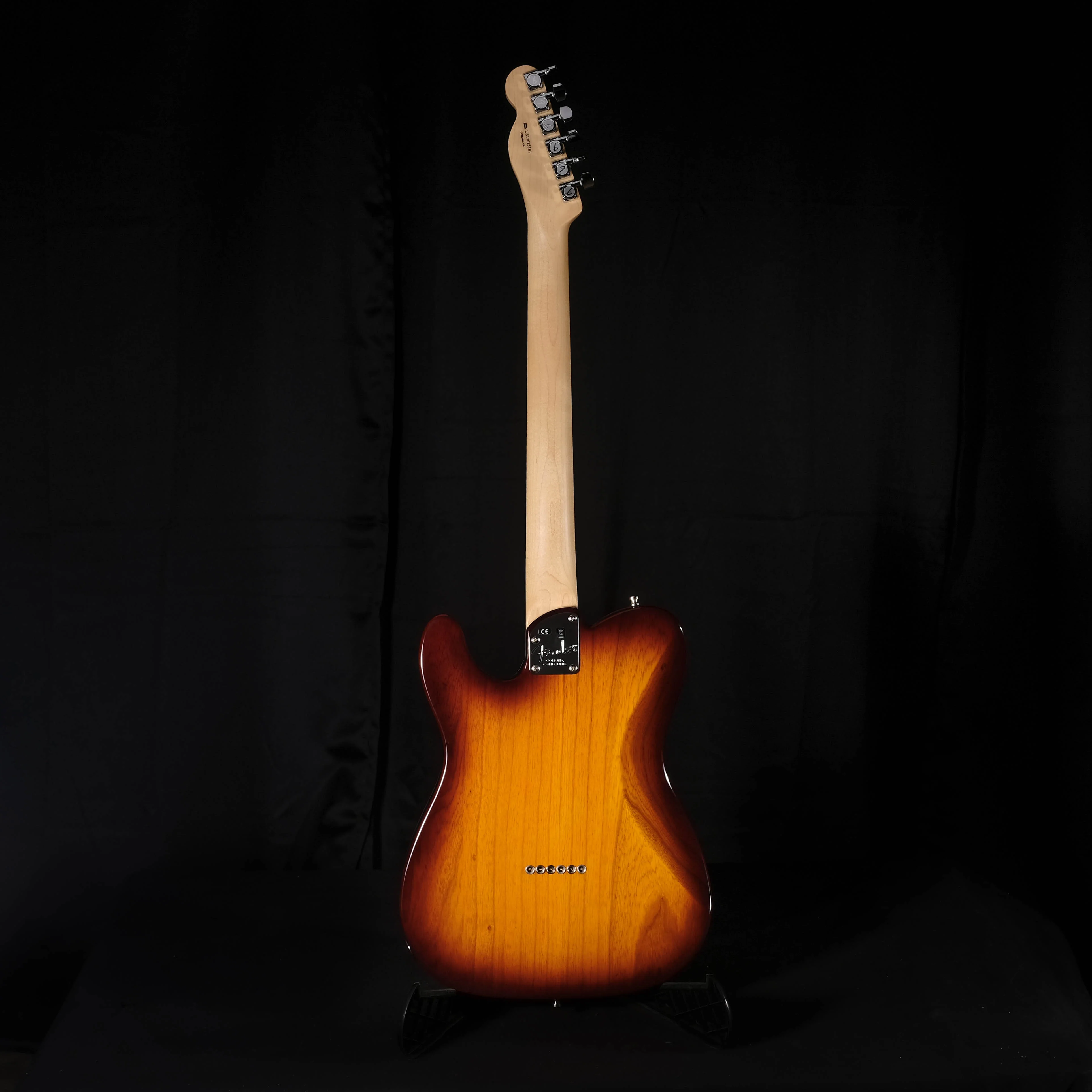 Pre Owned Fender American Elite Telecaster Sunburst Electric Guitar With OHSC - Image 7