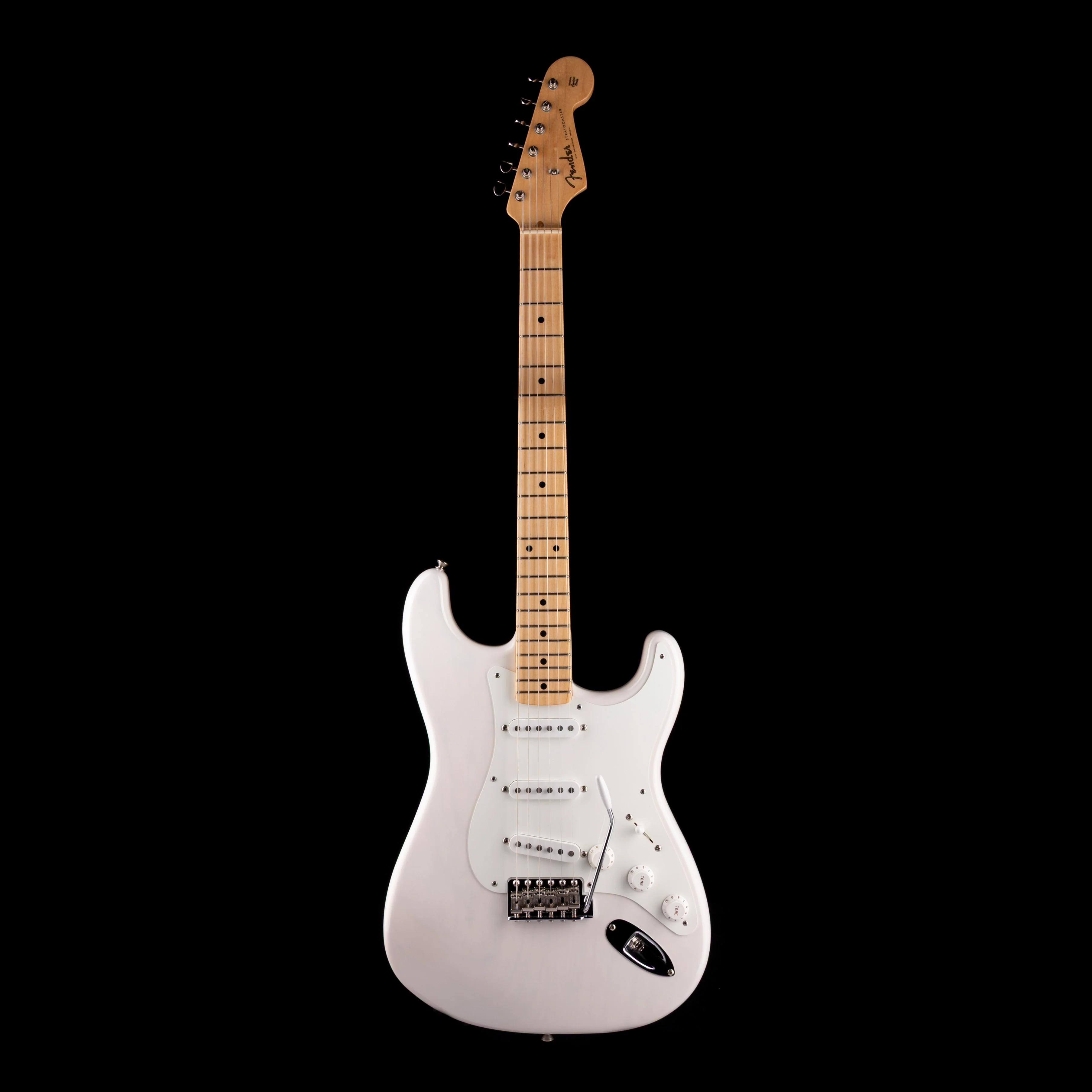 Pre Owned Fender American Original 50's Stratocaster White Blonde With OHSC - Image 2