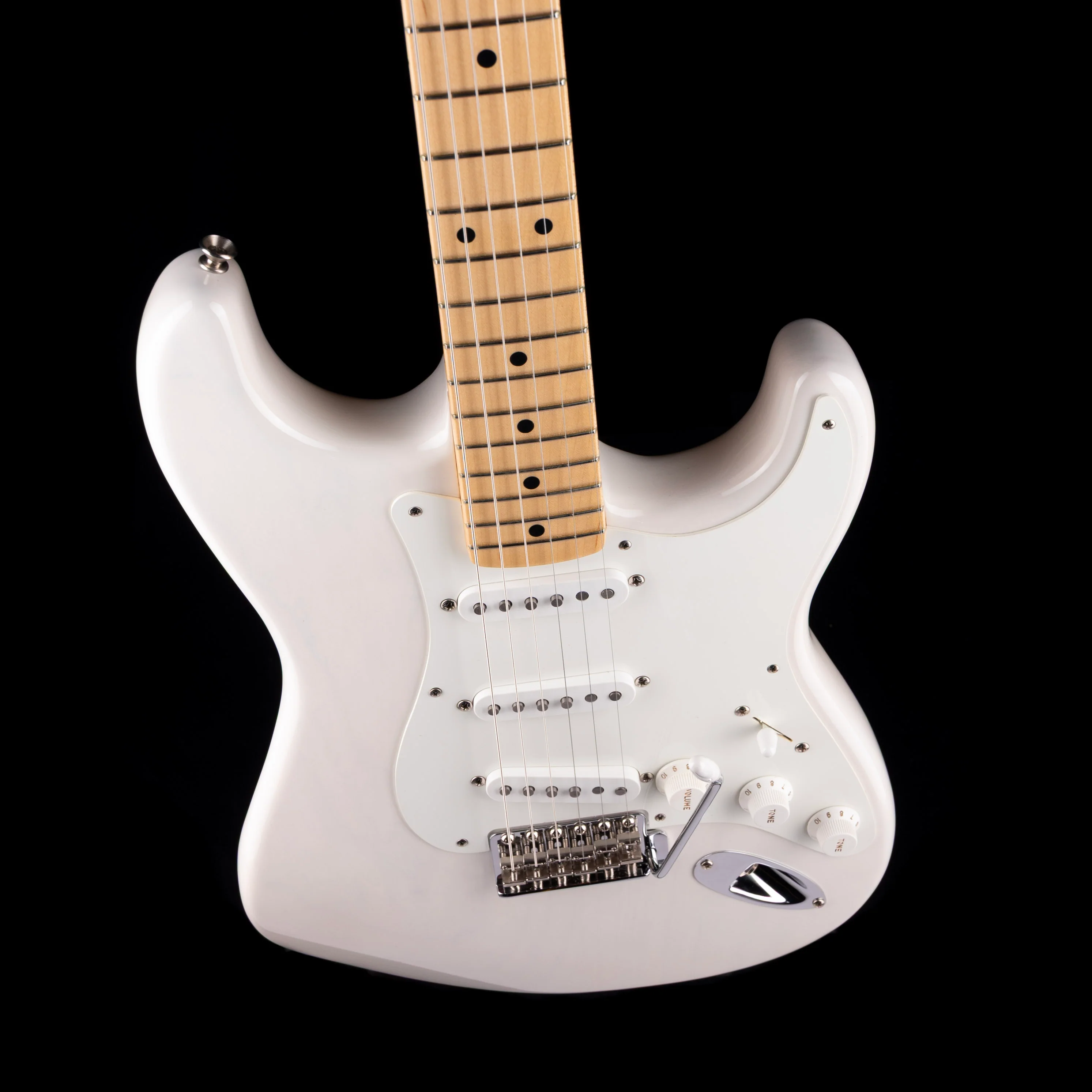 Pre Owned Fender American Original 50's Stratocaster White Blonde With OHSC - Image 3