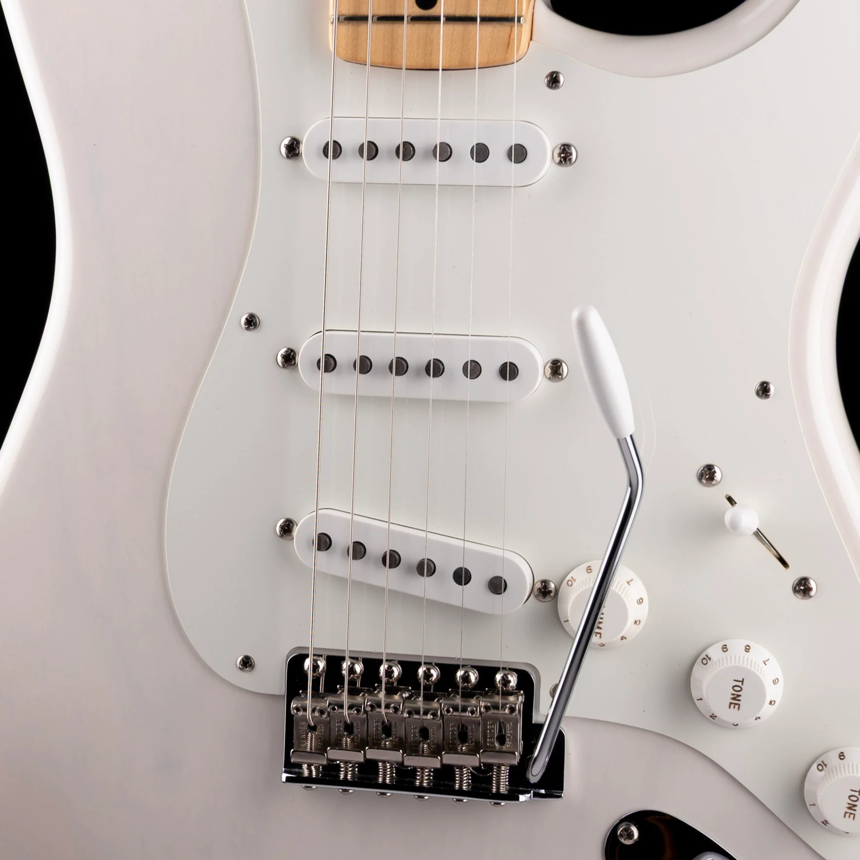 Pre Owned Fender American Original 50's Stratocaster White Blonde With OHSC - Image 4