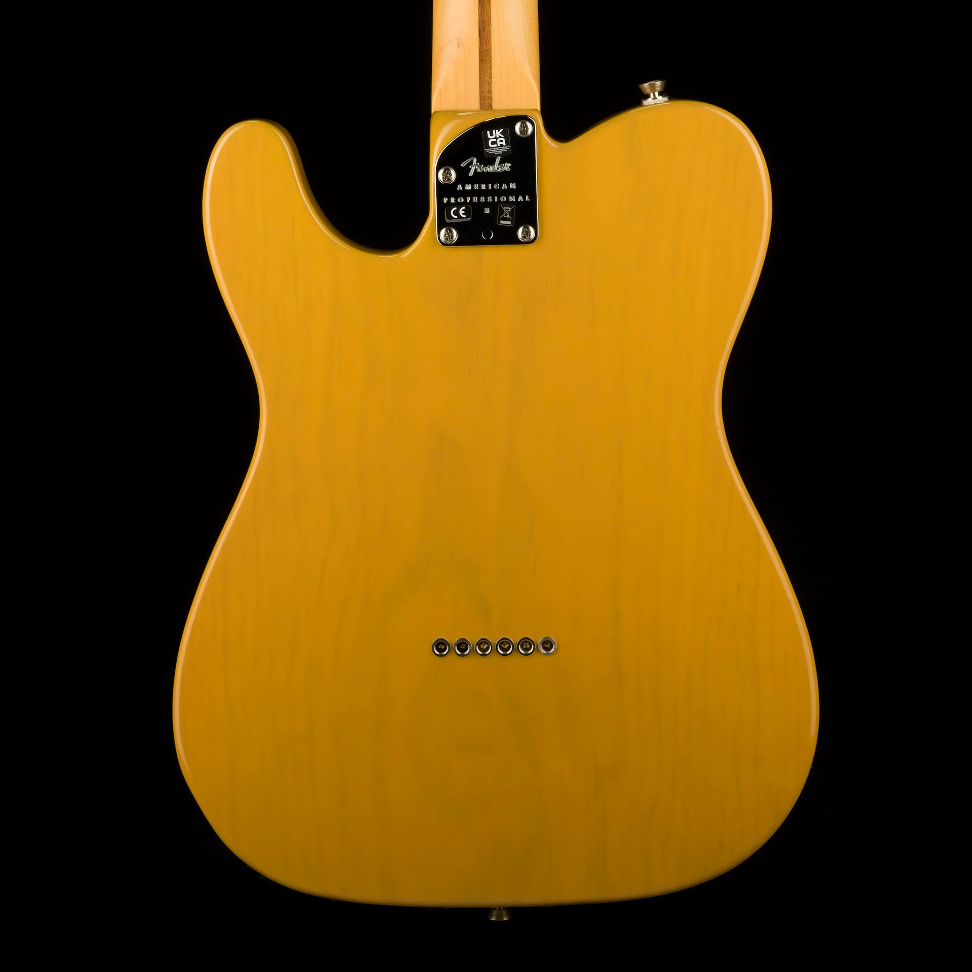 Pre Owned Fender American Professional II Telecaster Butterscotch Blonde With OHSC - Image 13
