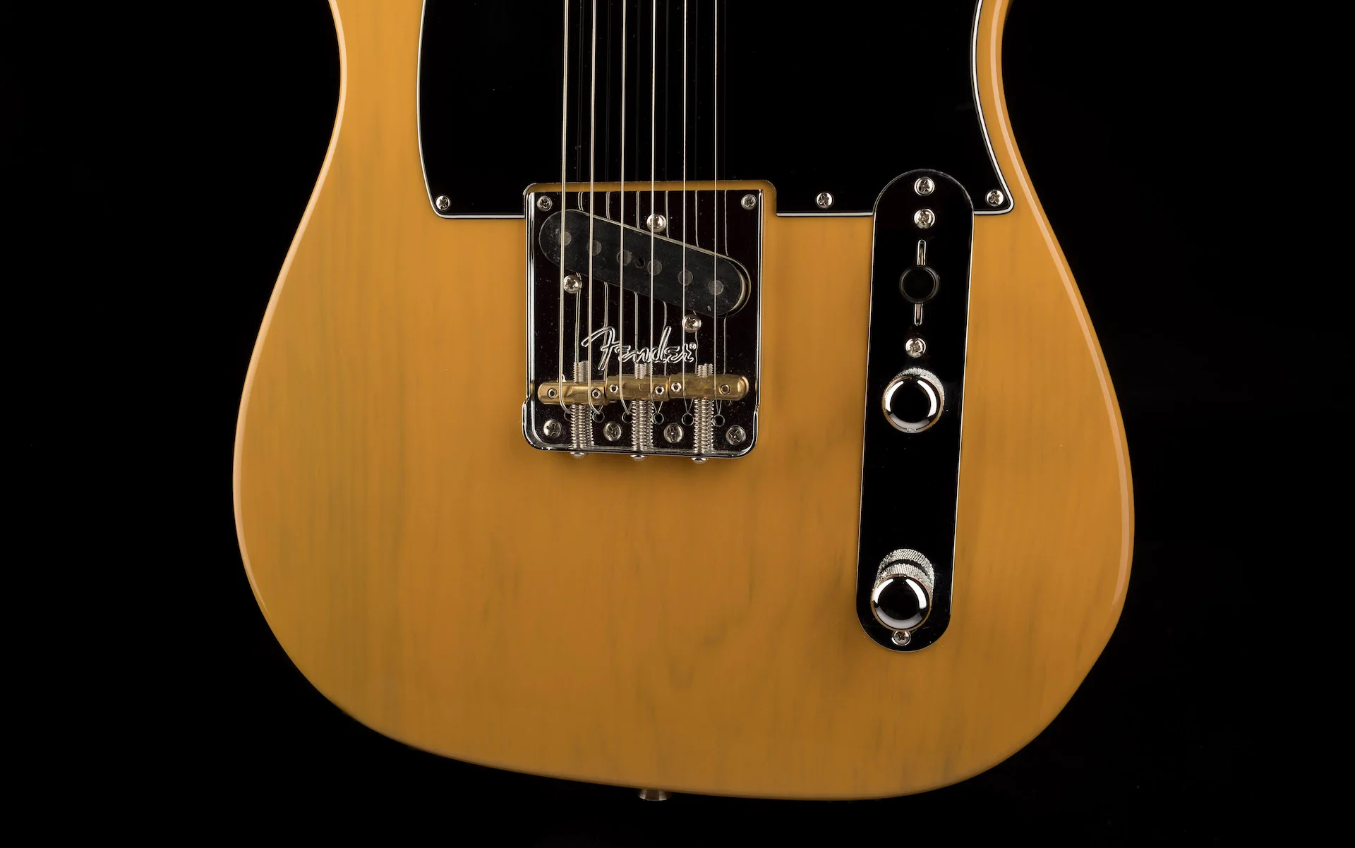 Pre Owned Fender American Professional II Telecaster Butterscotch Blonde With OHSC - Image 5
