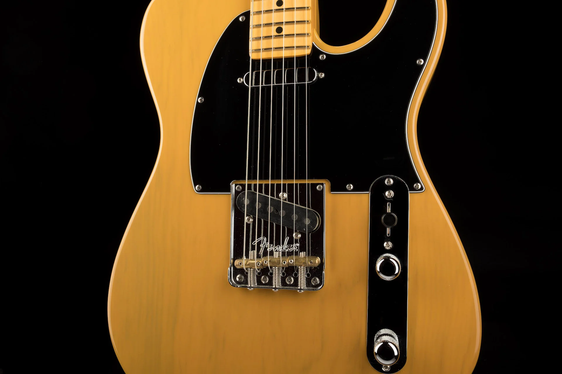 Pre Owned Fender American Professional II Telecaster Butterscotch Blonde With OHSC - Image 6