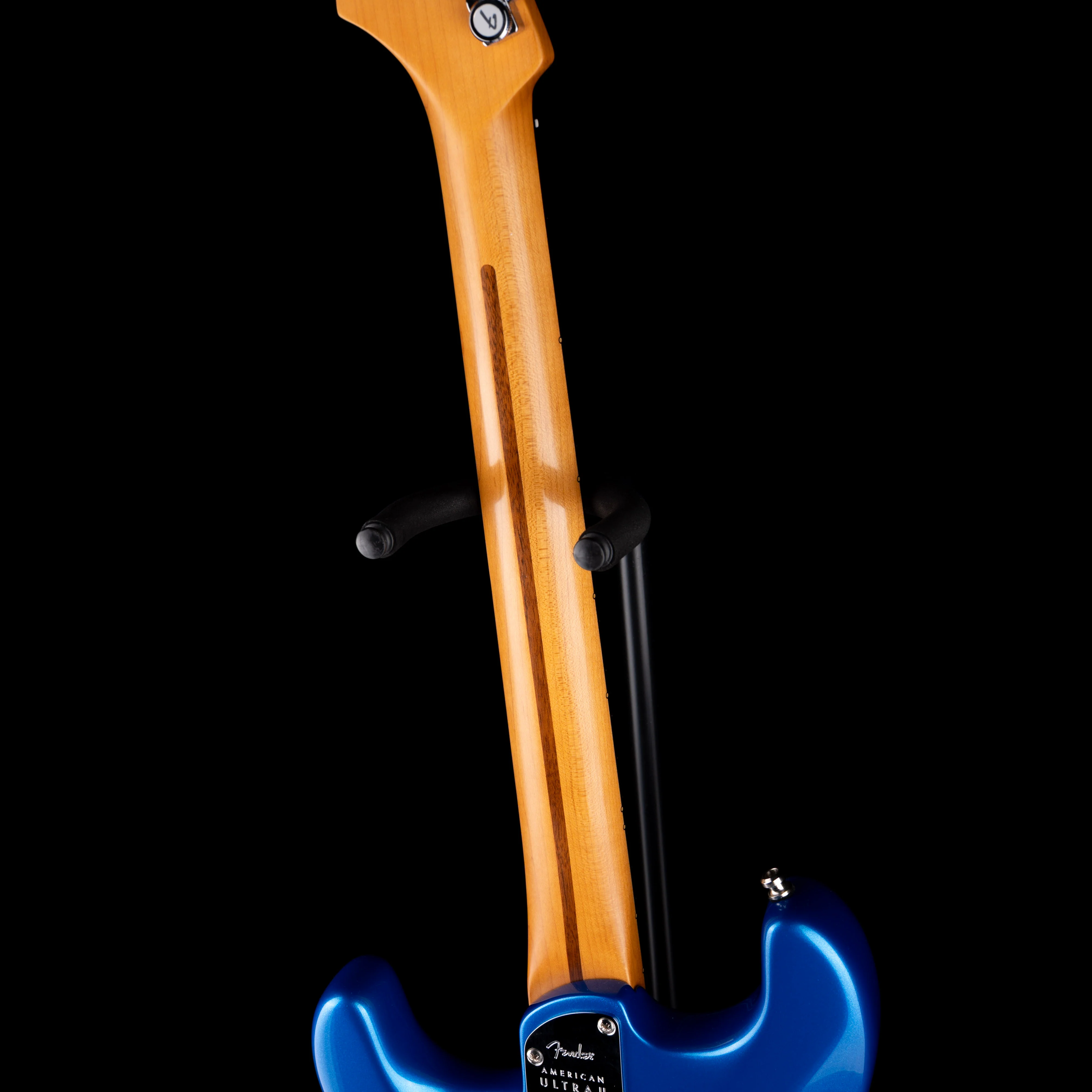 Pre Owned Fender American Ultra II HSS Stratocaster Noble Blue With OHSC - Image 11