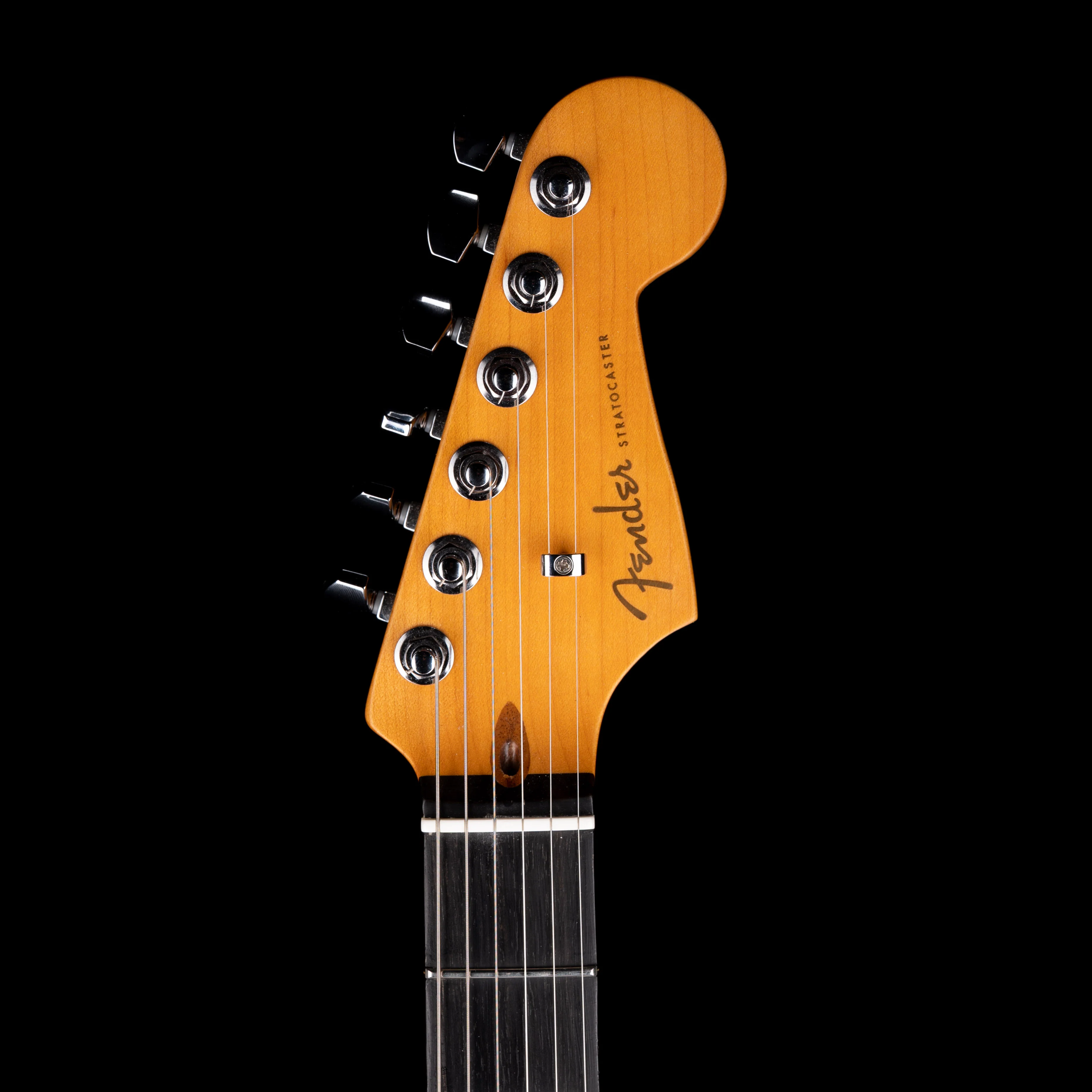 Pre Owned Fender American Ultra II HSS Stratocaster Noble Blue With OHSC - Image 12