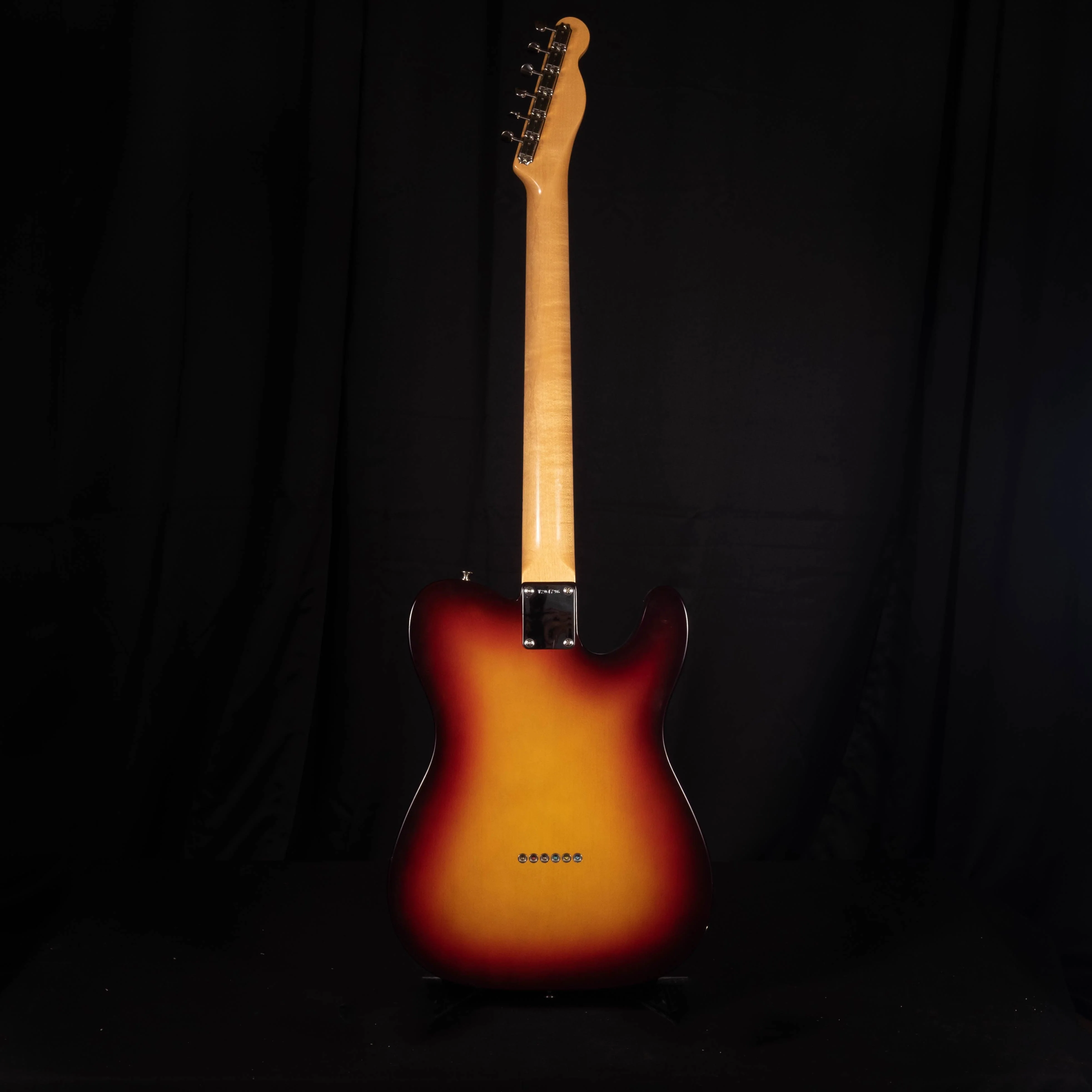 Pre-Owned Fender American Vintage '64 Left-Handed Telecaster - Sunburst With OHSC - Image 6