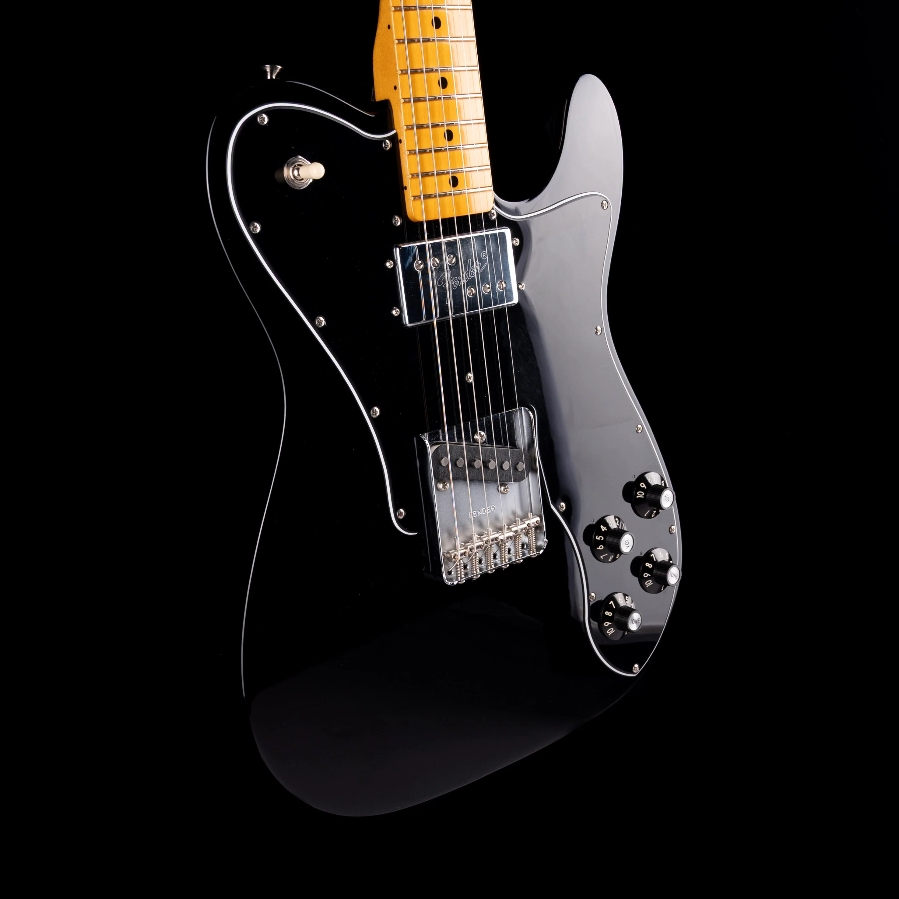 Pre Owned 2024 Fender American Vintage II 1977 Telecaster Custom Black With OHSC - Image 6