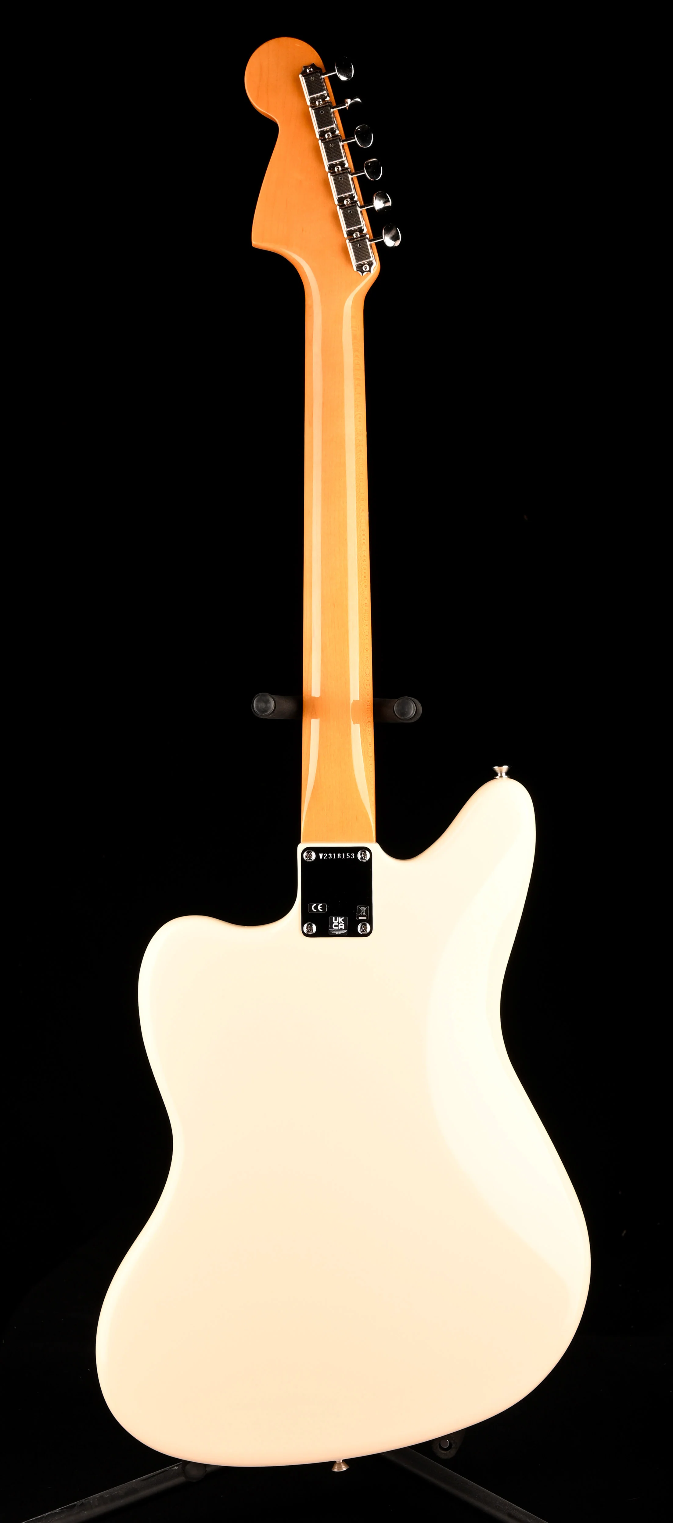 Pre Owned Fender Artist Series Johnny Marr Jaguar Olympic White With OHSC - Image 14