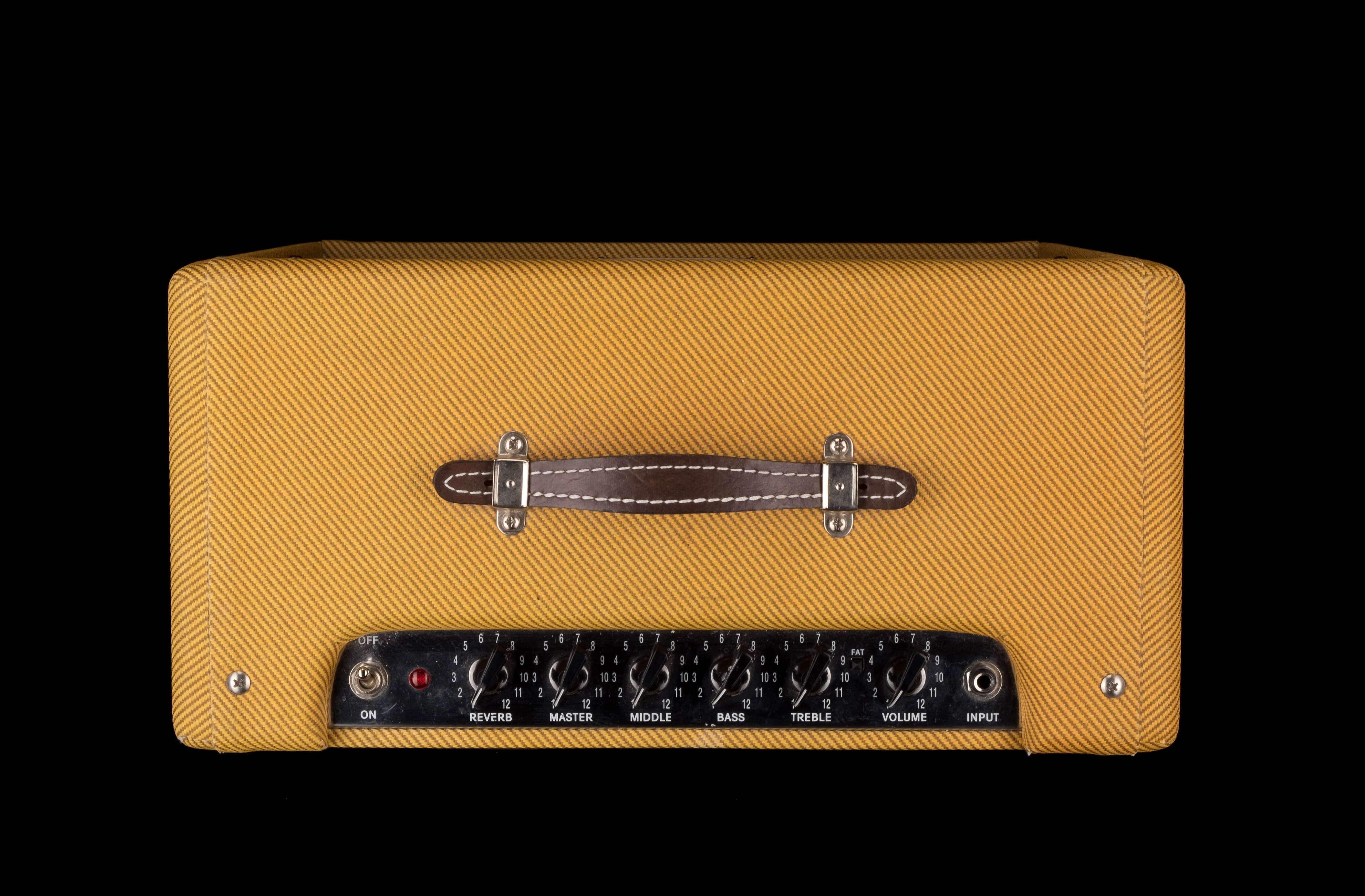 Pre Owned Fender Blues Jr. Limited Edition Cannabis Rex Tweed 1x12" Tube Guitar Amp Combo - Image 7