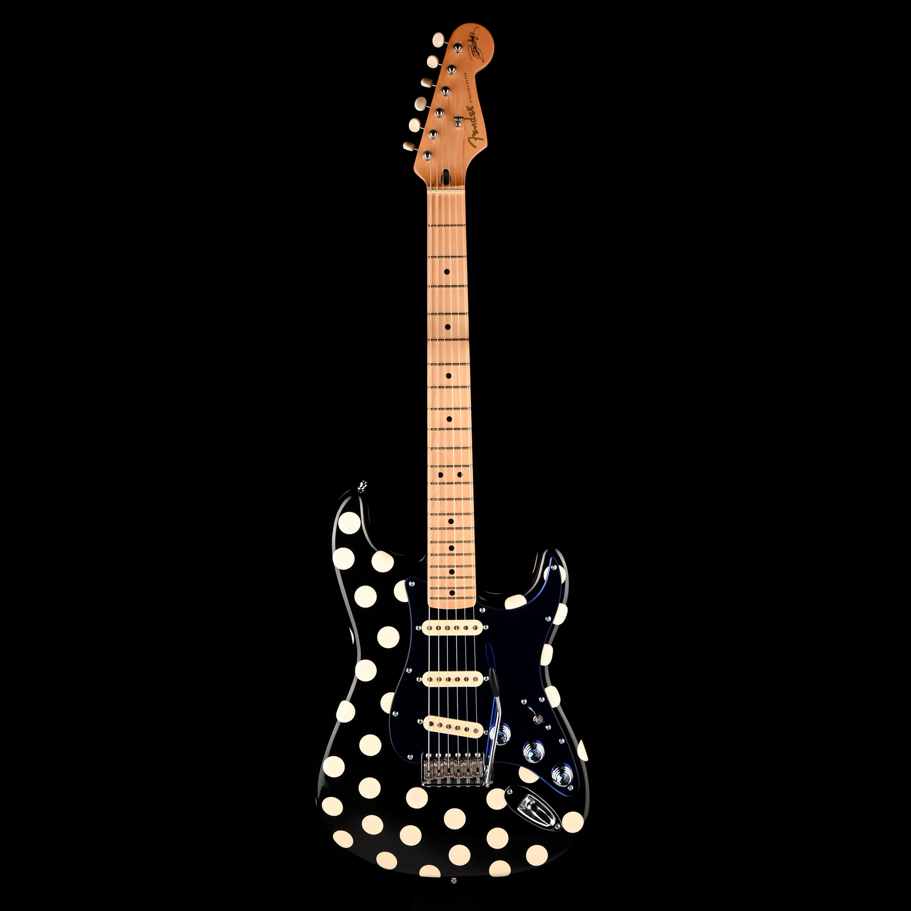 Pre Owned Fender Buddy Guy Signature Polka Dot Stratocaster Modified With Case - Image 2