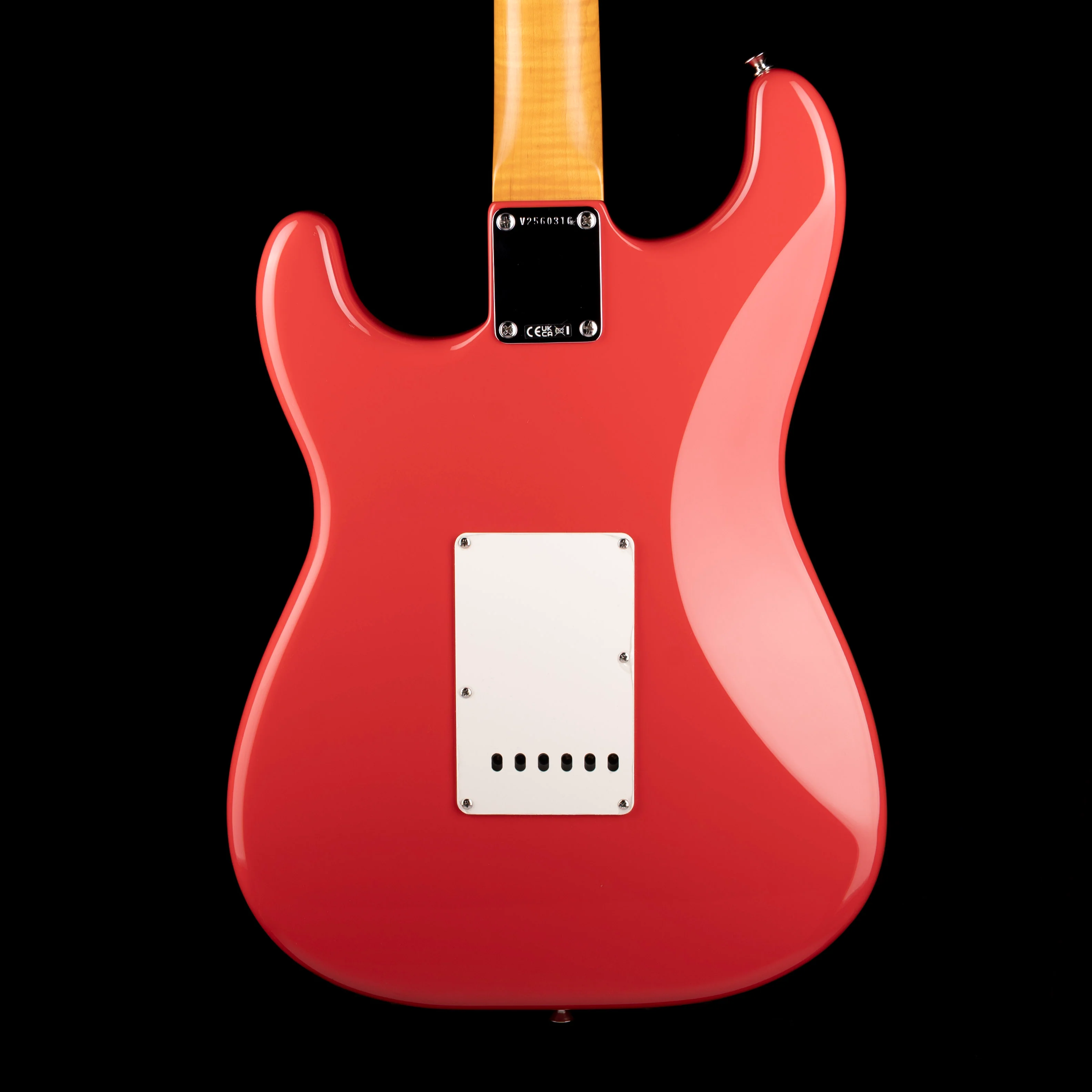 Pre Owned 2025 Fender Limited Edition American Vintage II 1961 Stratocaster AAA Flame Maple - Fiesta Red With OHSC - Image 8
