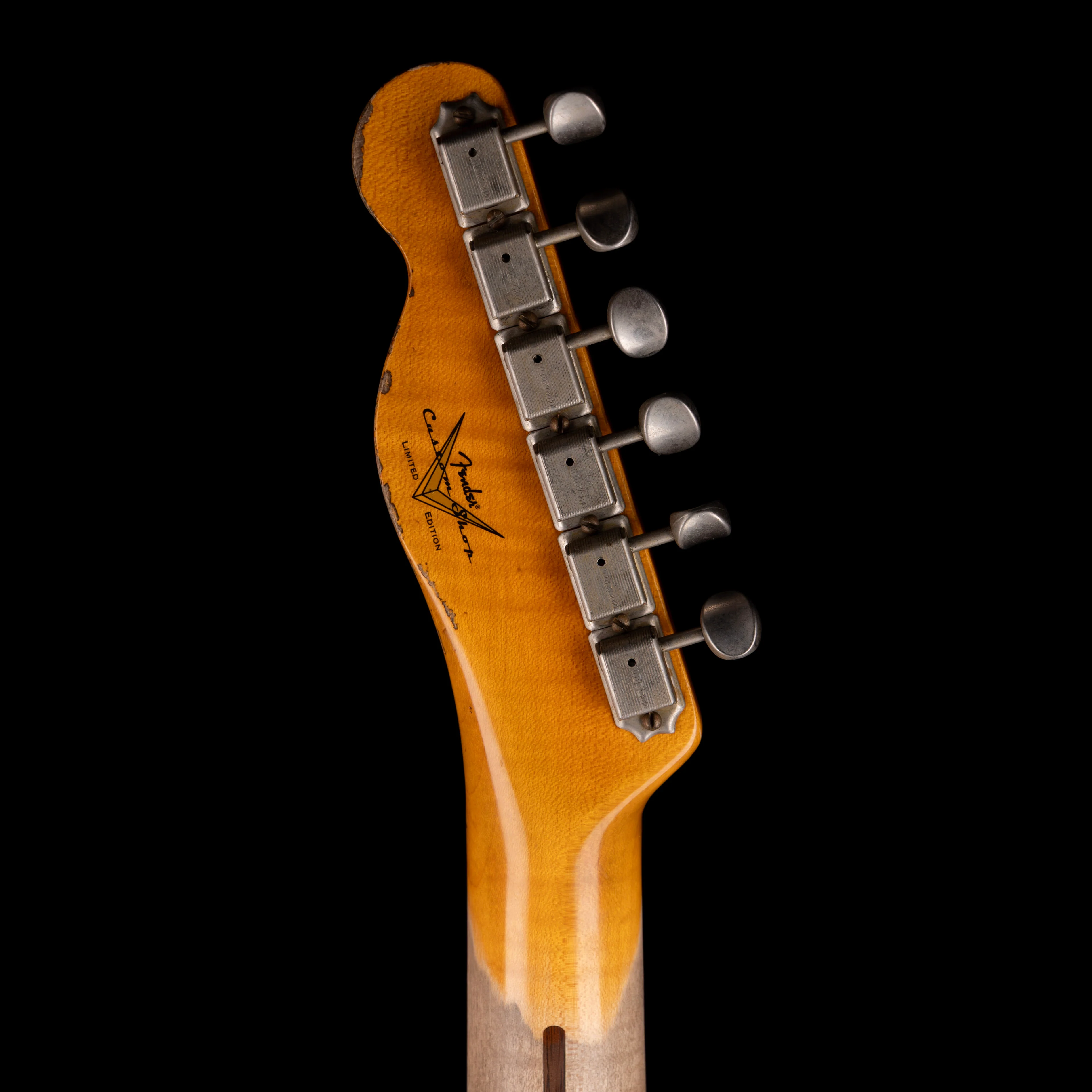 Pre Owned Fender Custom Shop 1951 Telecaster HS Heavy Relic Faded Aged Nocaster Blonde With OHSC - Image 13