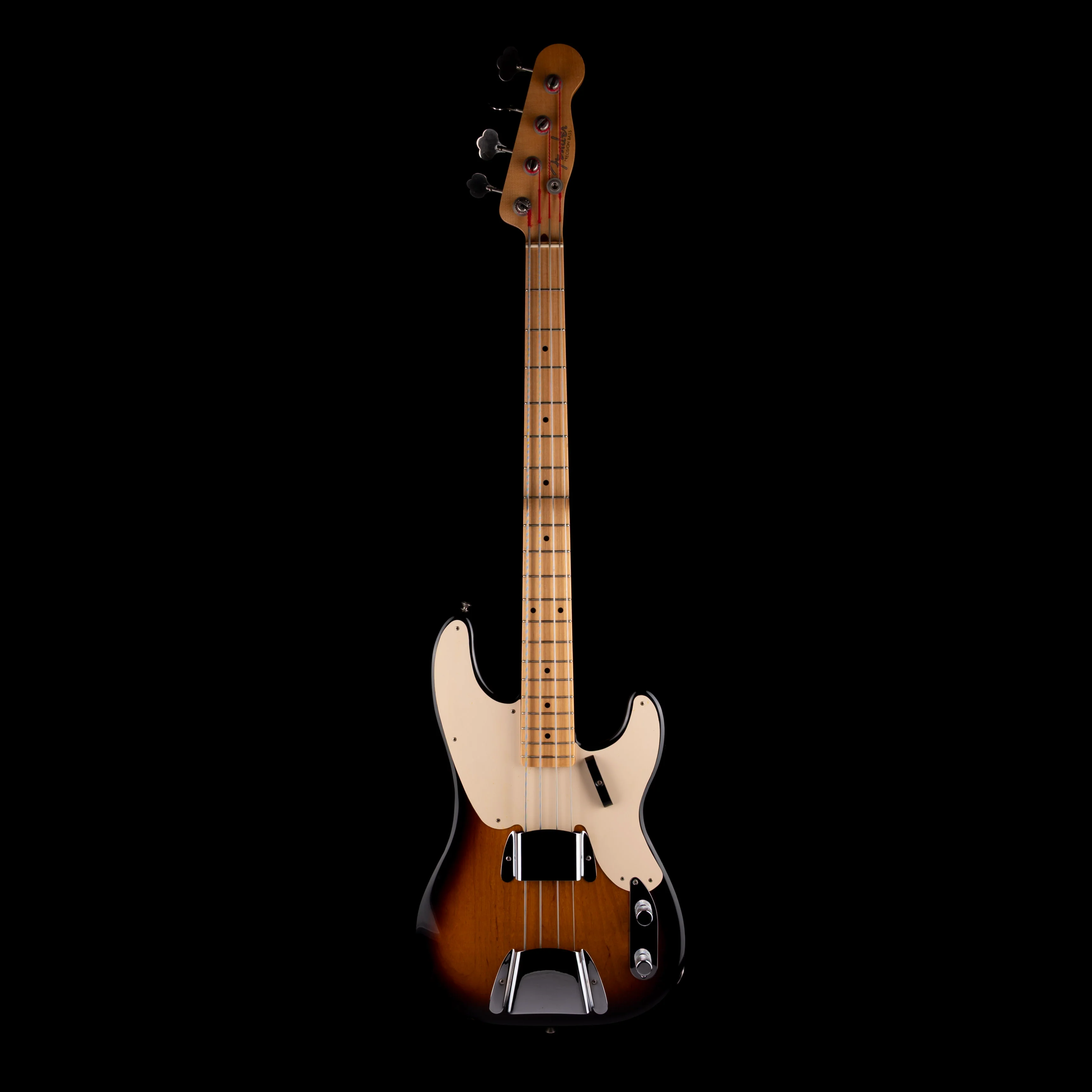 Pre Owned Fender Custom Shop 1955 Precision Bass NOS Sunburst With OHSC - Image 2