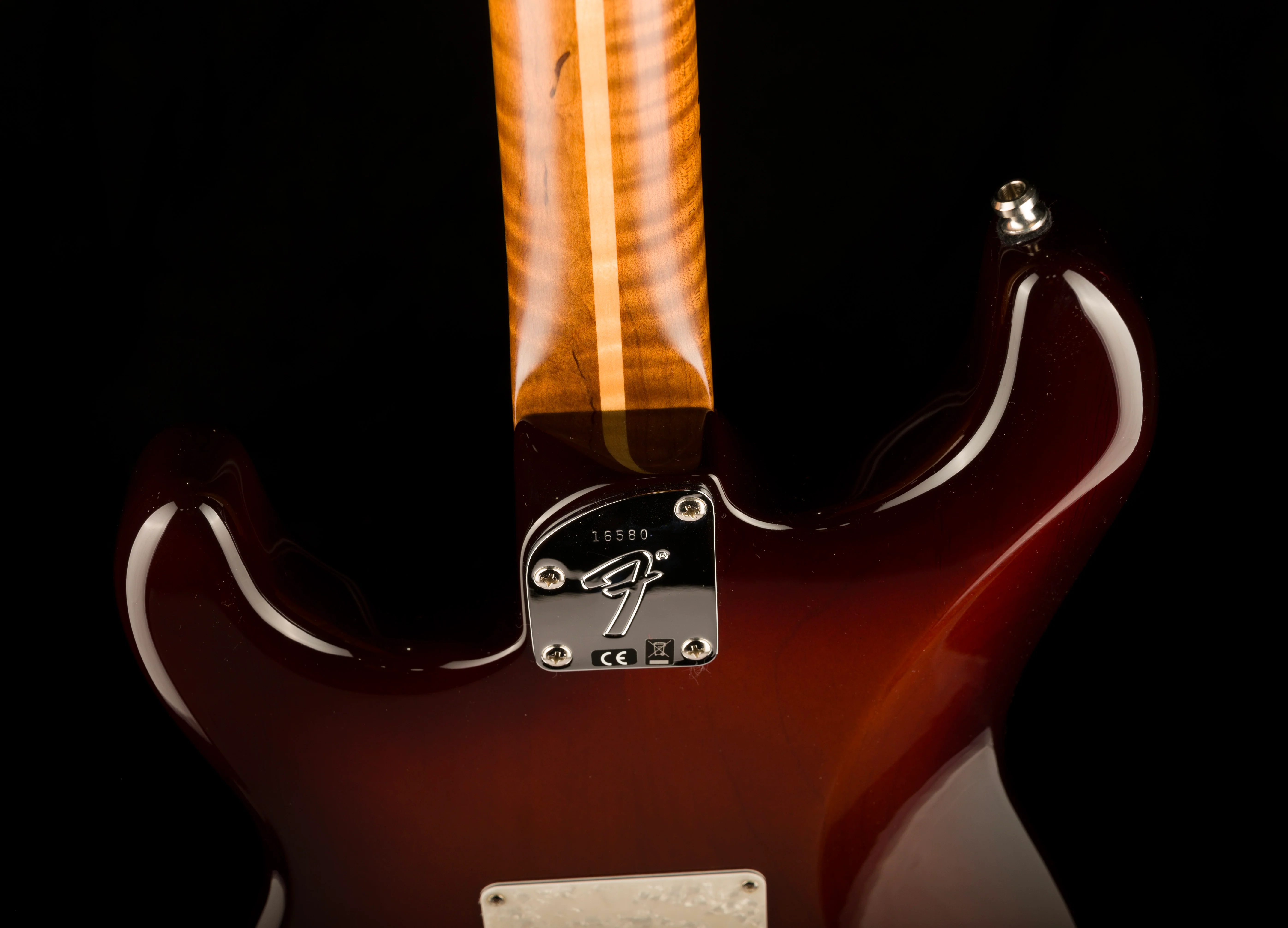 Pre Owned Fender Custom Shop 1956 Stratocaster NOS Violin Burst With OHSC - Image 14
