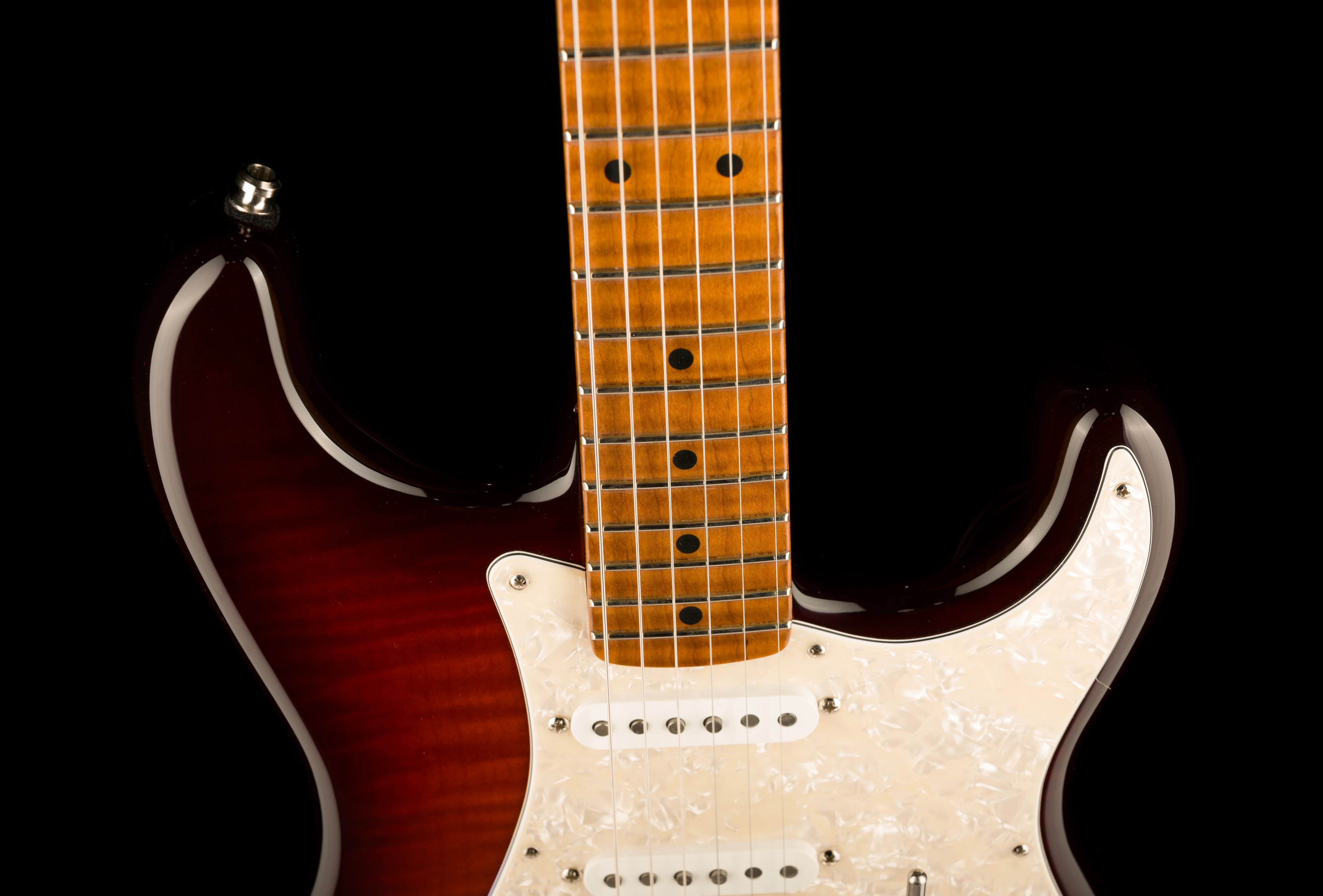Pre Owned Fender Custom Shop 1956 Stratocaster NOS Violin Burst With OHSC - Image 3