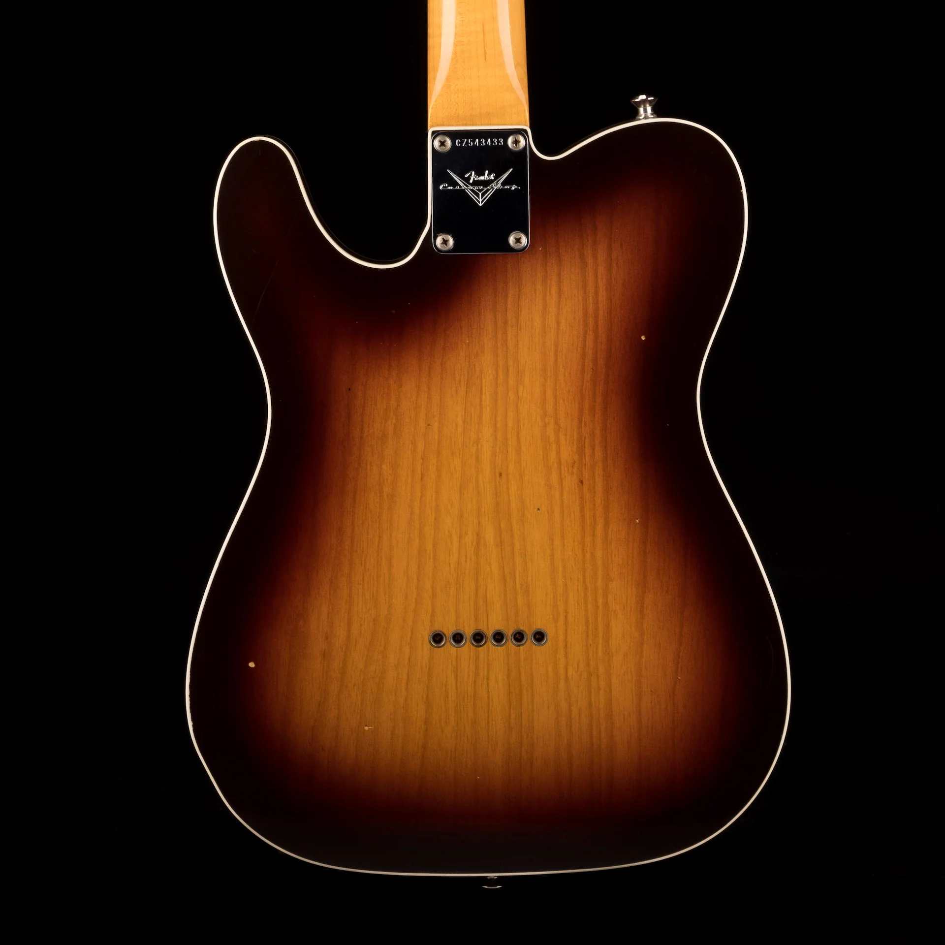 Pre Owned Fender Custom Shop 1959 Esquire Sunburst With OHSC - Image 11