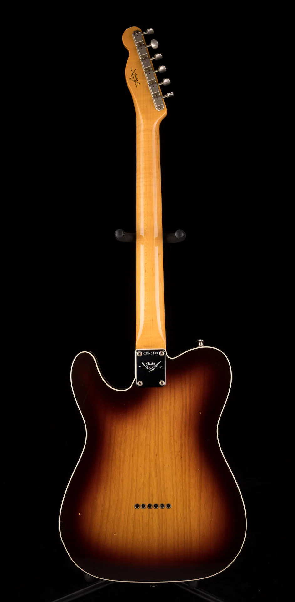 Pre Owned Fender Custom Shop 1959 Esquire Sunburst With OHSC - Image 12