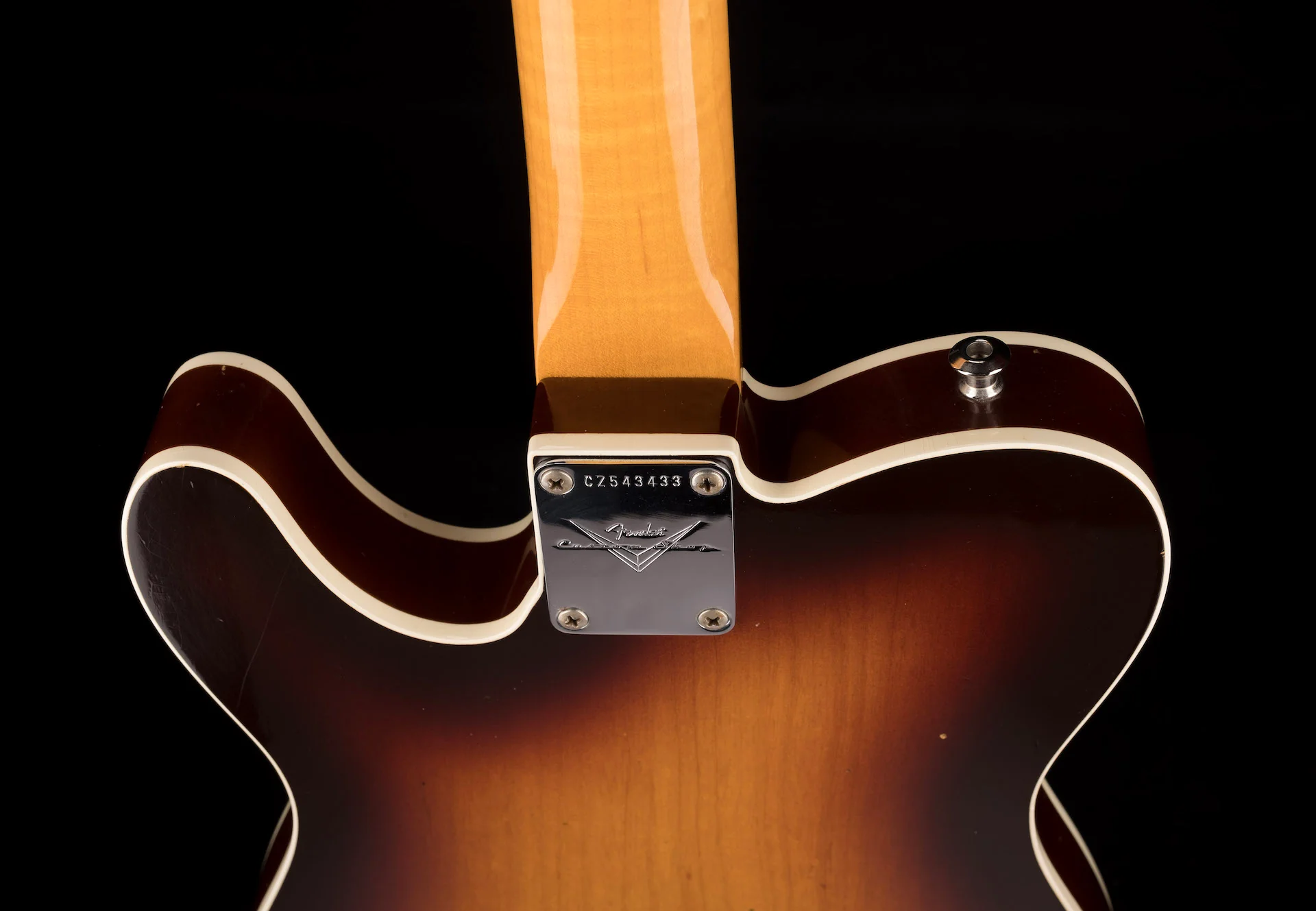 Pre Owned Fender Custom Shop 1959 Esquire Sunburst With OHSC - Image 13