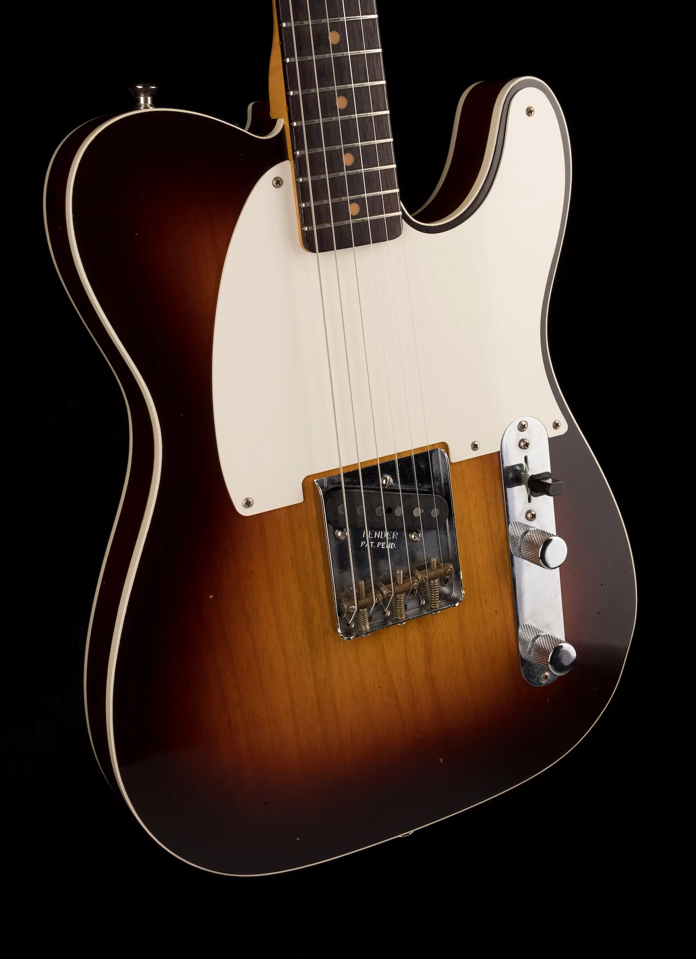 Pre Owned Fender Custom Shop 1959 Esquire Sunburst With OHSC - Image 9