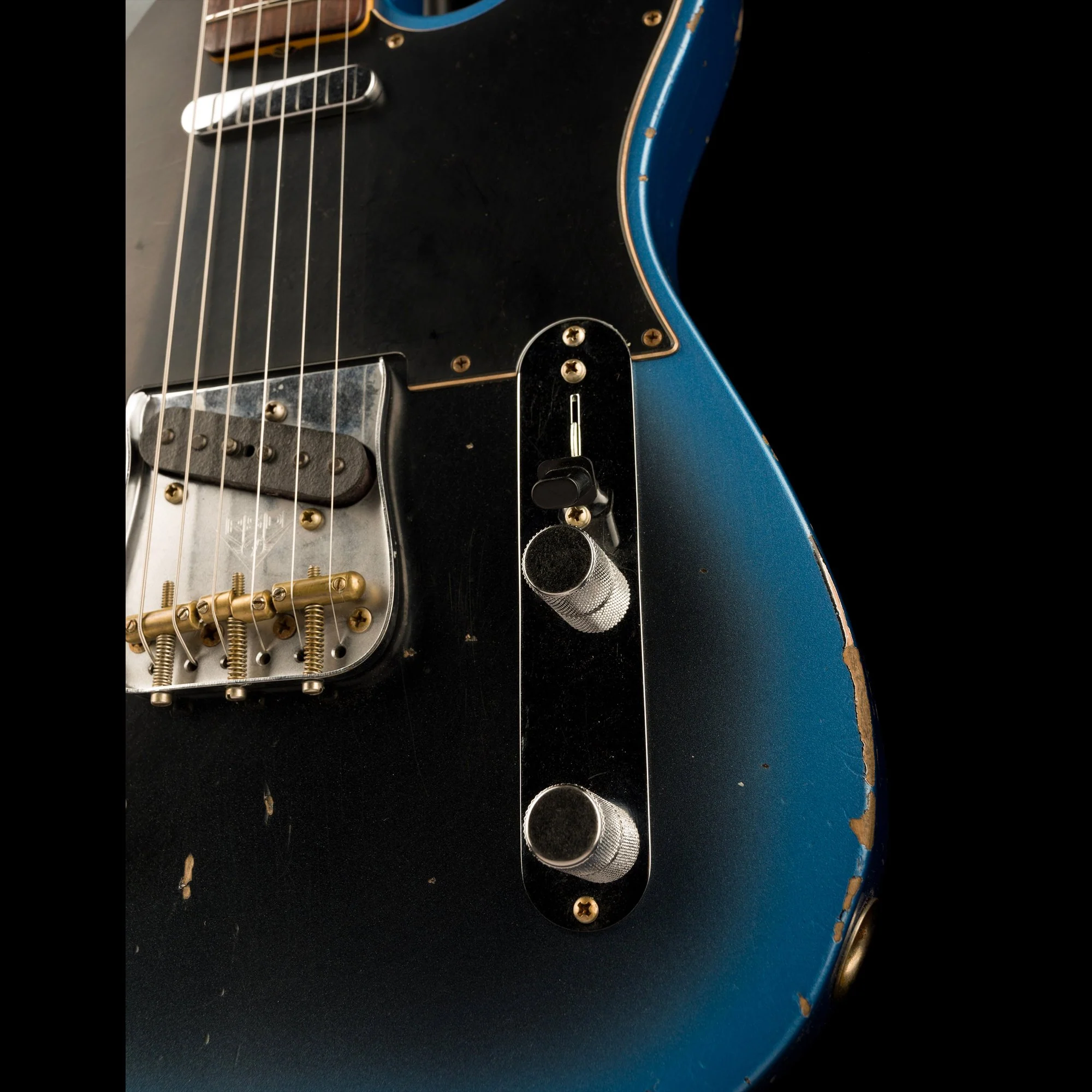 Fender Custom Shop 1963 Telecaster Heavy Relic Dark Night - Truetone Color Set - Image 8
