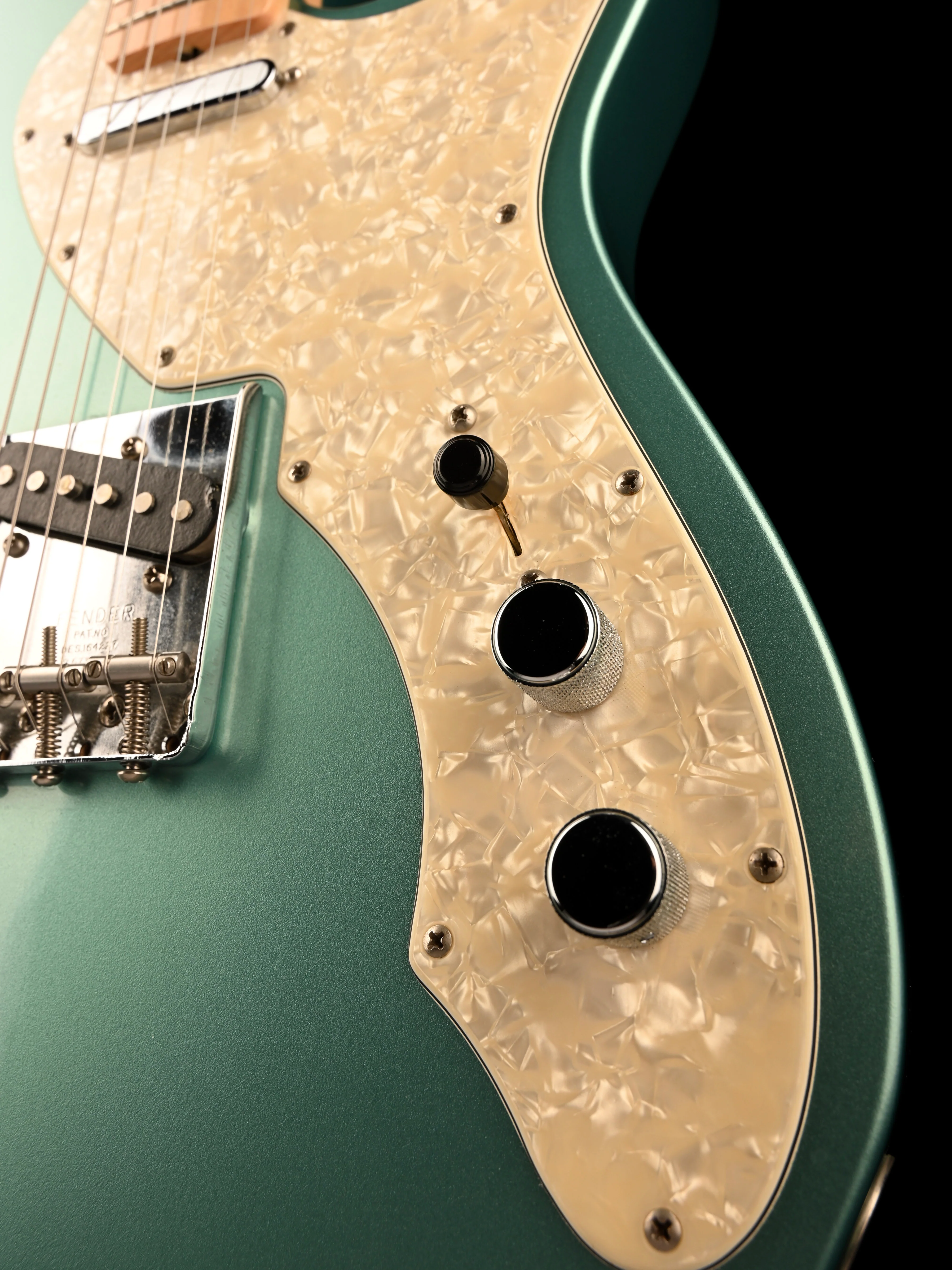 Pre Owned Fender Custom Shop 1969 Telecaster Thinline Teal Green Metallic With HSC - Image 8