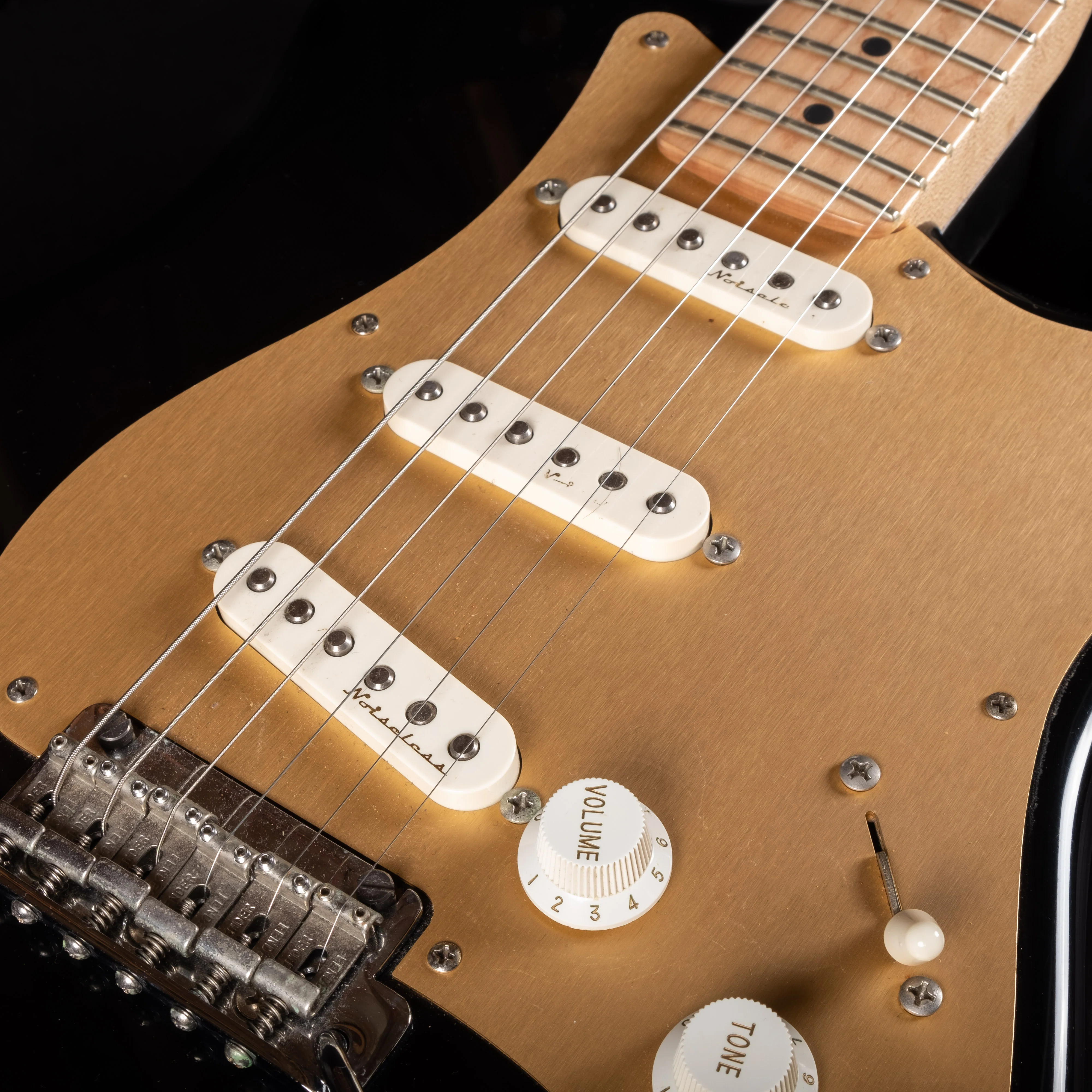 Pre Owned Fender Custom Shop '50's Stratocaster Black Electric Guitar With OHSC - Image 5