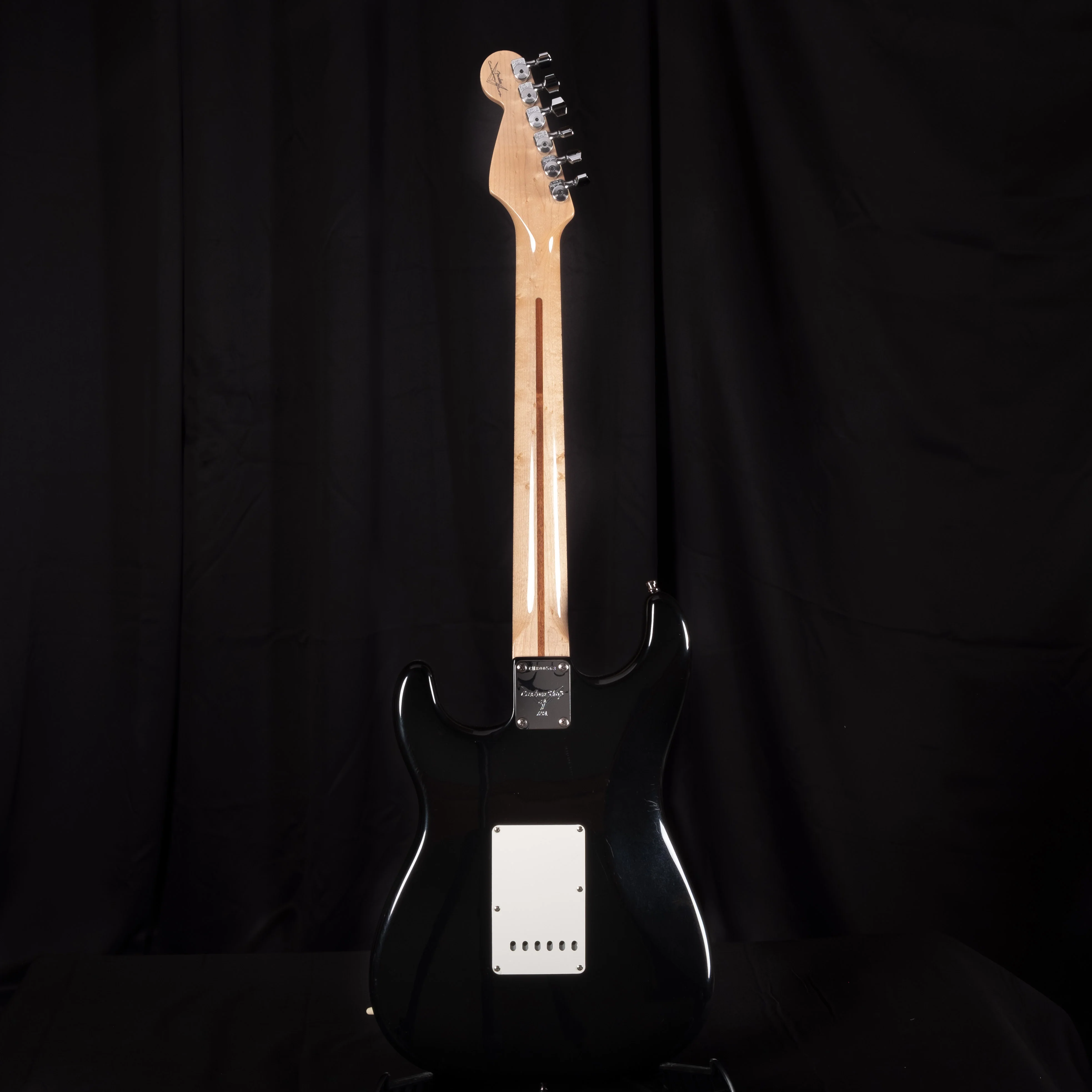 Pre Owned Fender Custom Shop '50's Stratocaster Black Electric Guitar With OHSC - Image 7