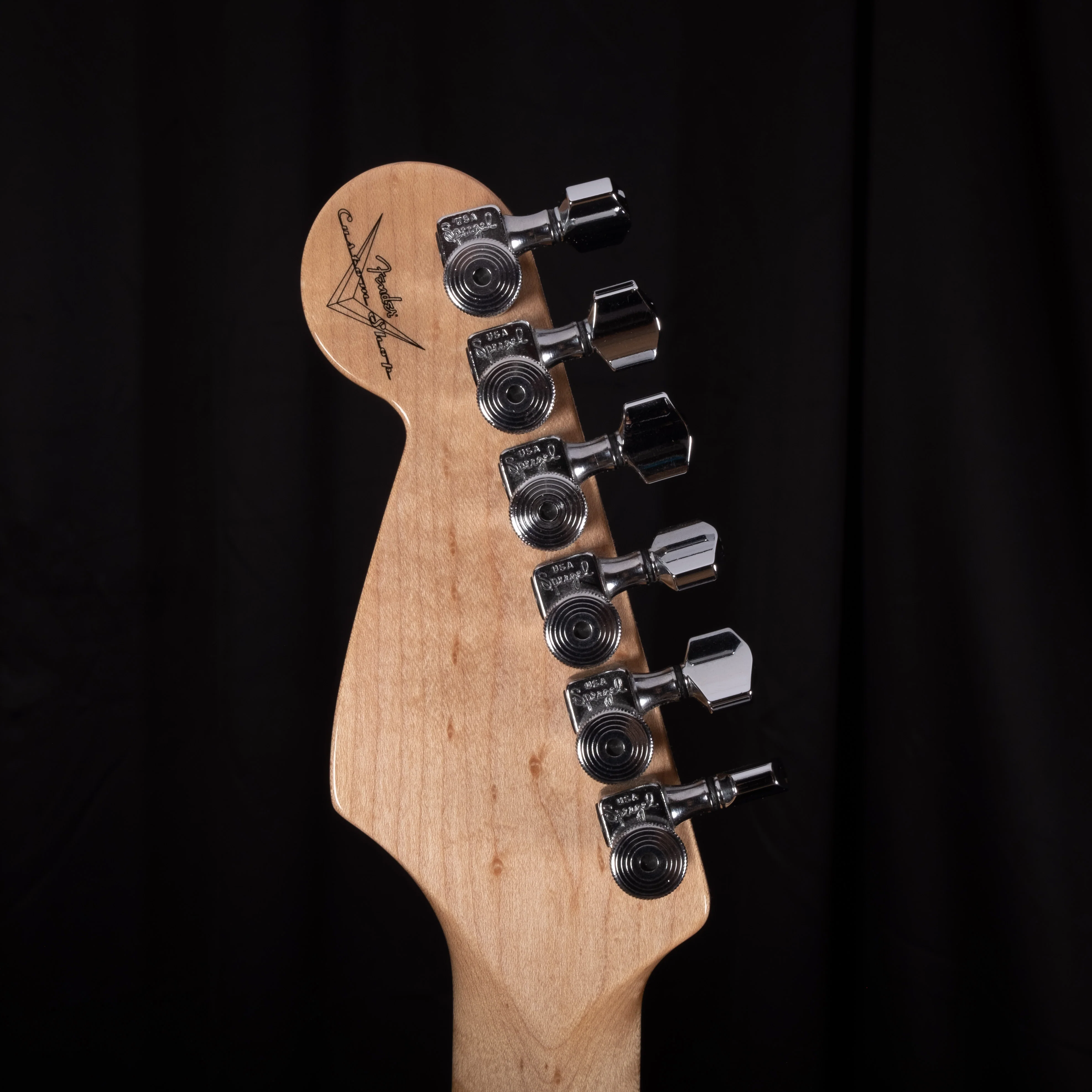 Pre Owned Fender Custom Shop '50's Stratocaster Black Electric Guitar With OHSC - Image 9