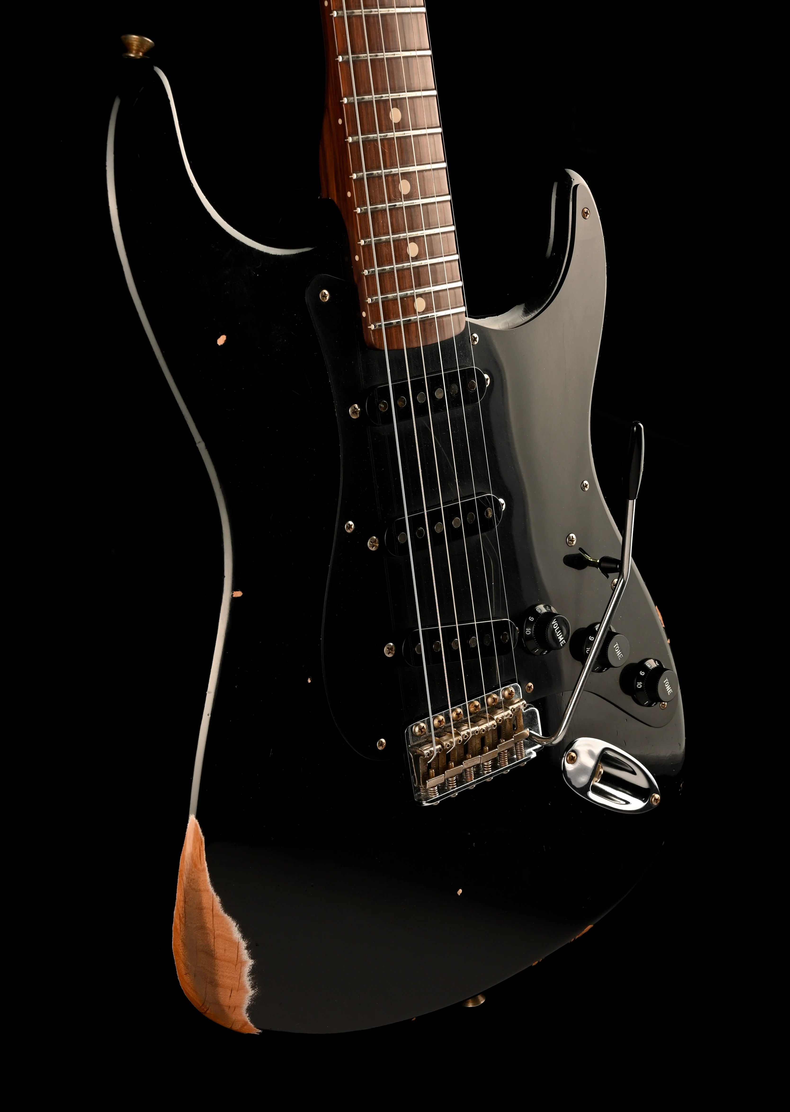 Pre Owned Fender Custom Shop 1957 Stratocaster Rosewood Neck Black With OHSC - Image 10