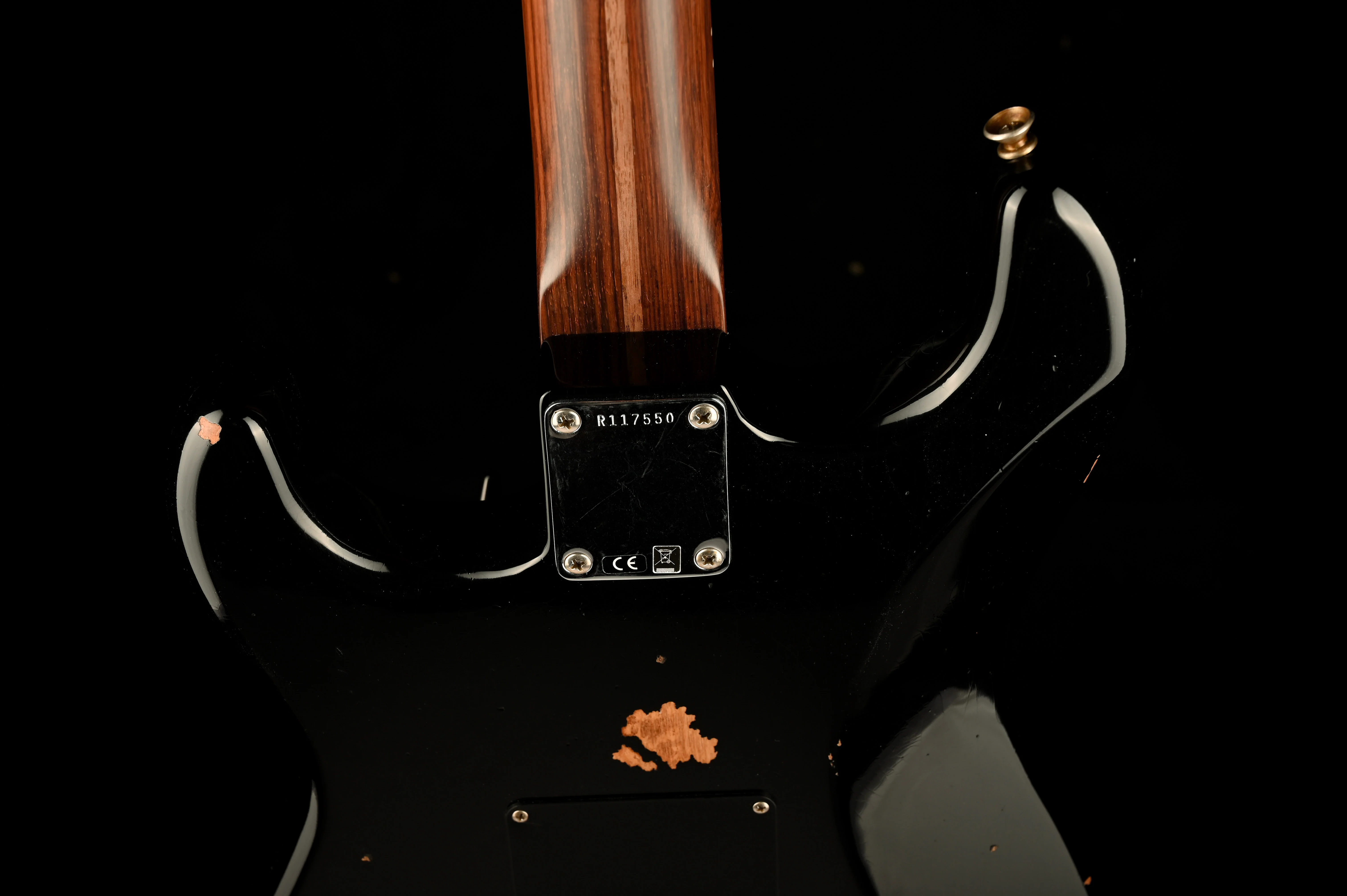 Pre Owned Fender Custom Shop 1957 Stratocaster Rosewood Neck Black With OHSC - Image 14