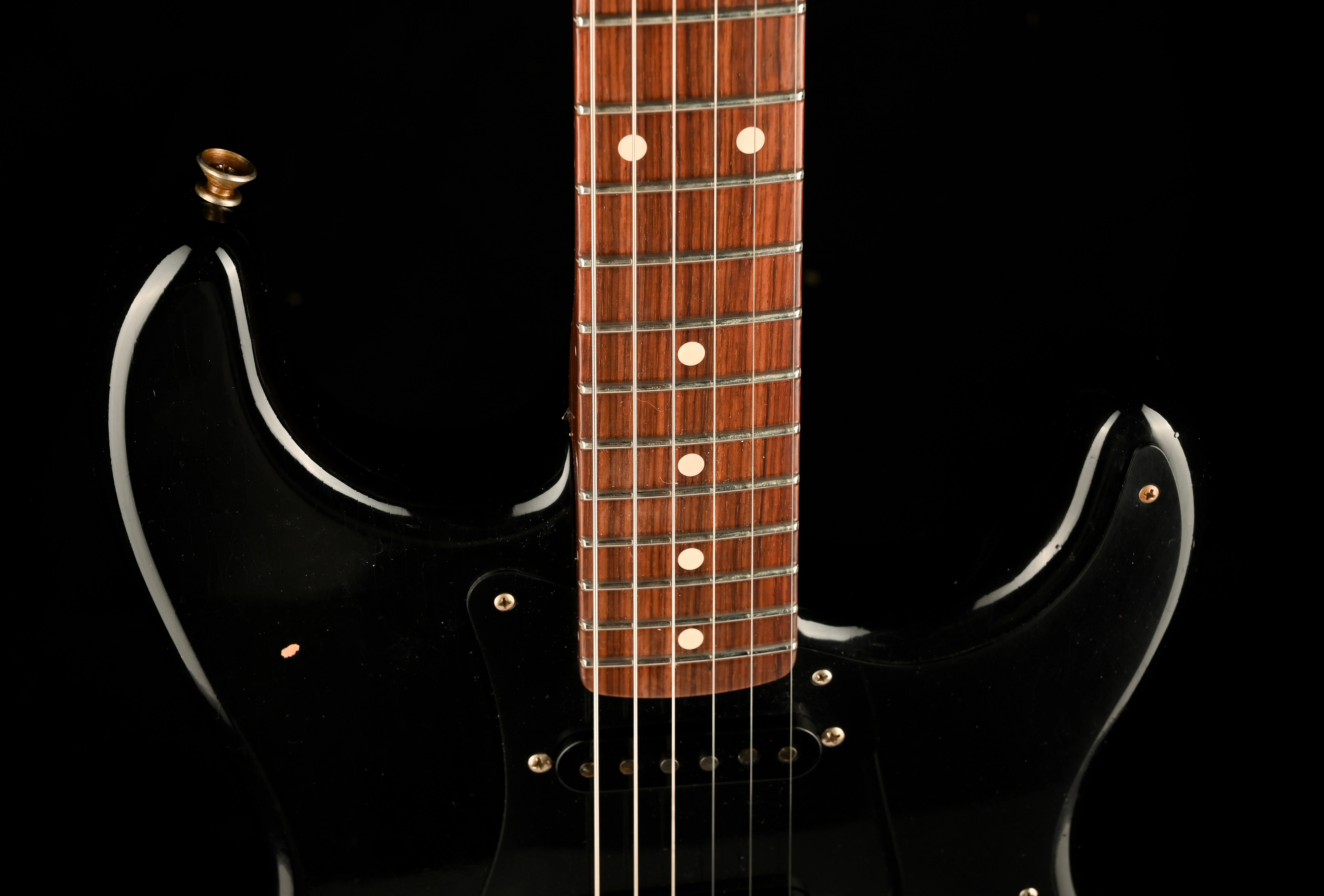Pre Owned Fender Custom Shop 1957 Stratocaster Rosewood Neck Black With OHSC - Image 3