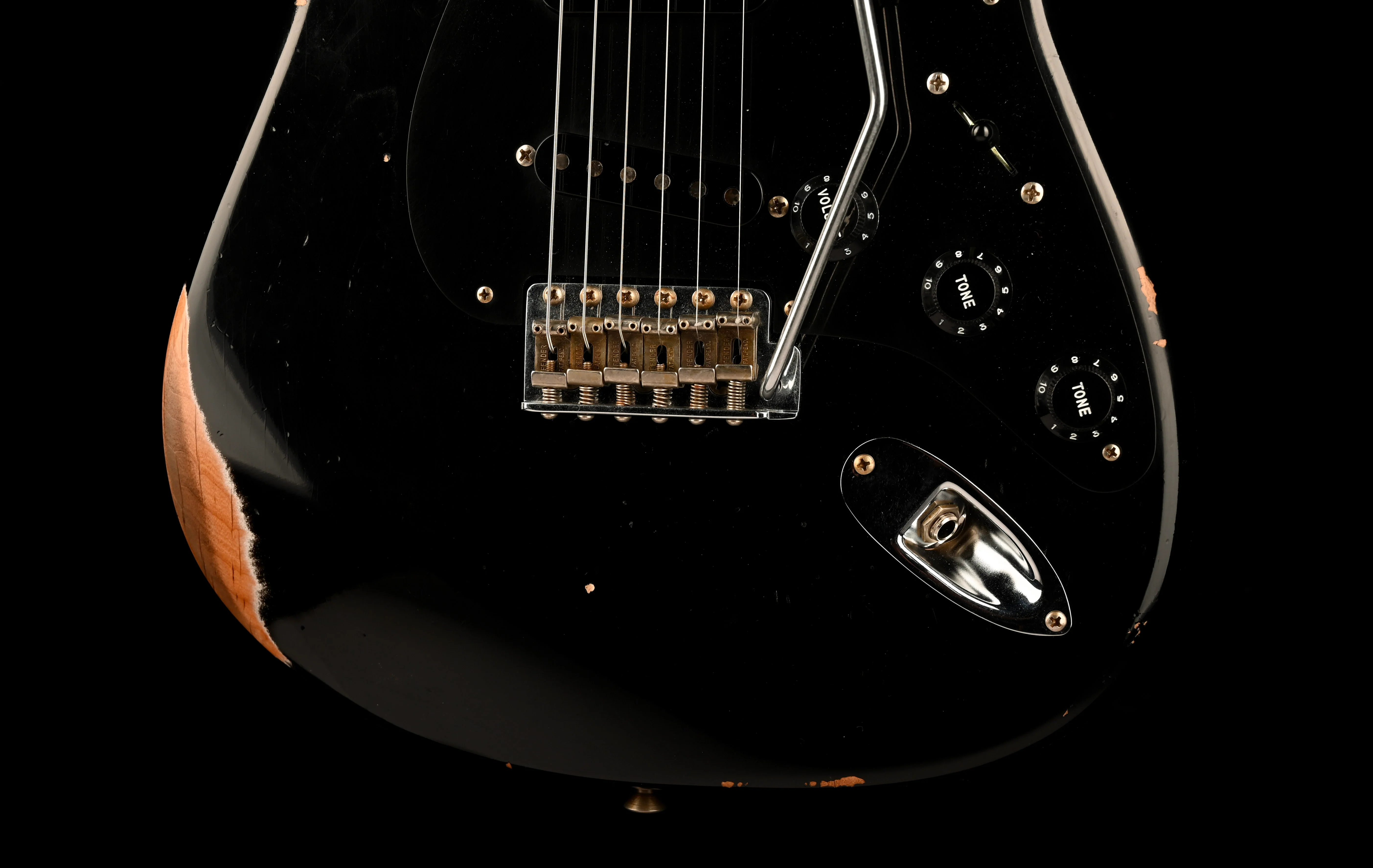 Pre Owned Fender Custom Shop 1957 Stratocaster Rosewood Neck Black With OHSC - Image 5