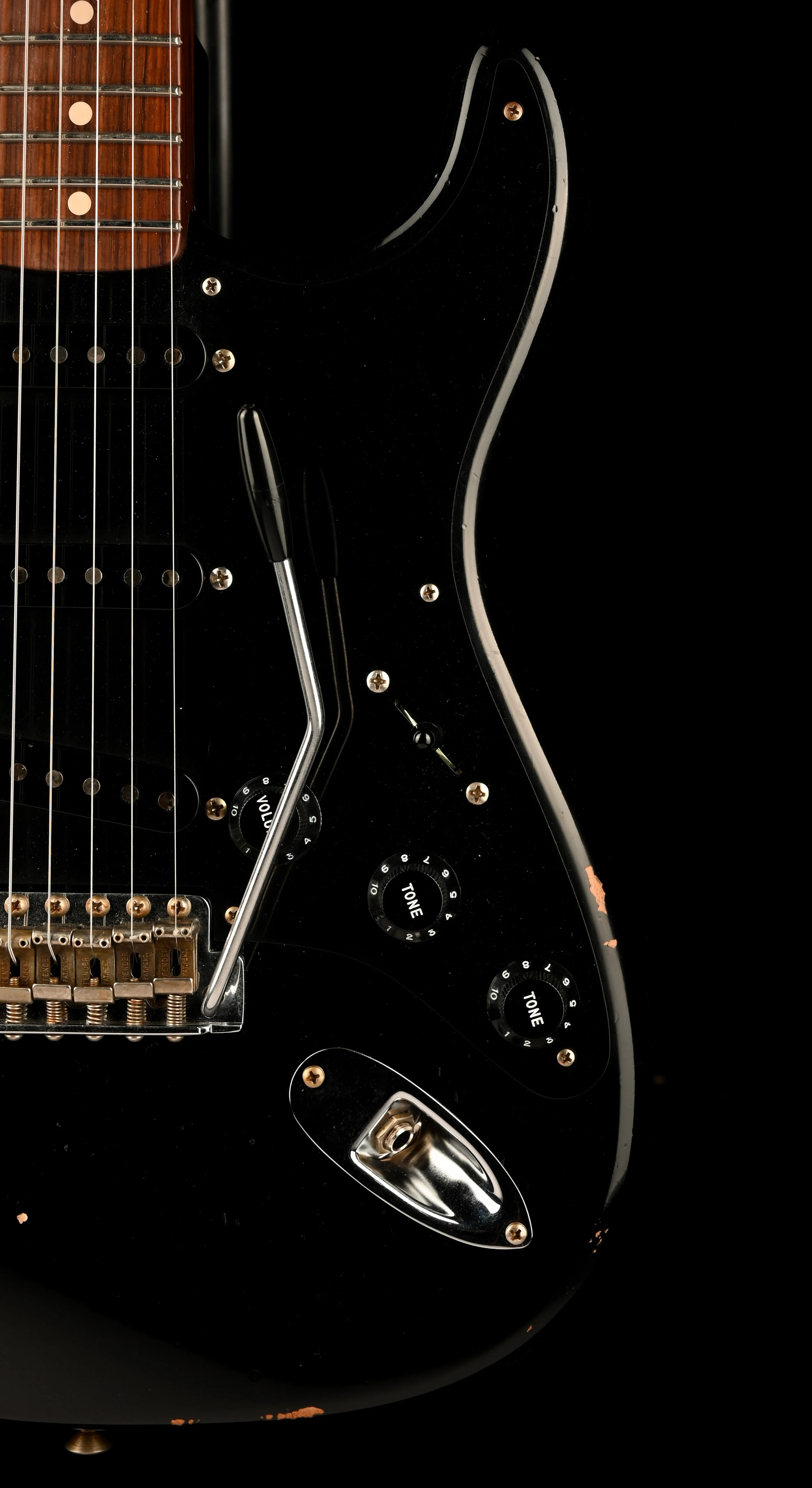 Pre Owned Fender Custom Shop 1957 Stratocaster Rosewood Neck Black With OHSC - Image 9