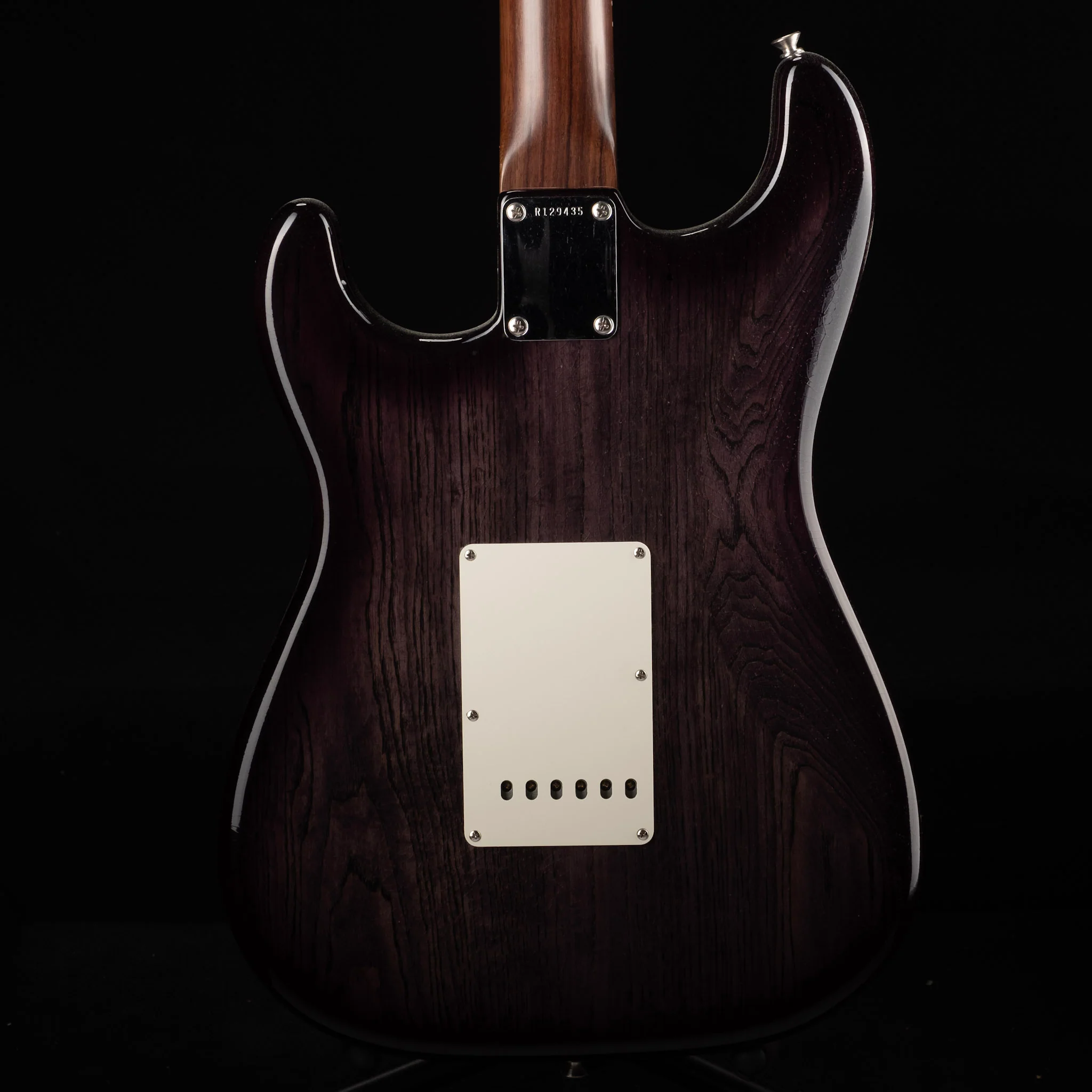 Pre Owned Fender Custom Shop 60's Stratocaster Closet Classic Ebony Transparent With OHSC - Image 3