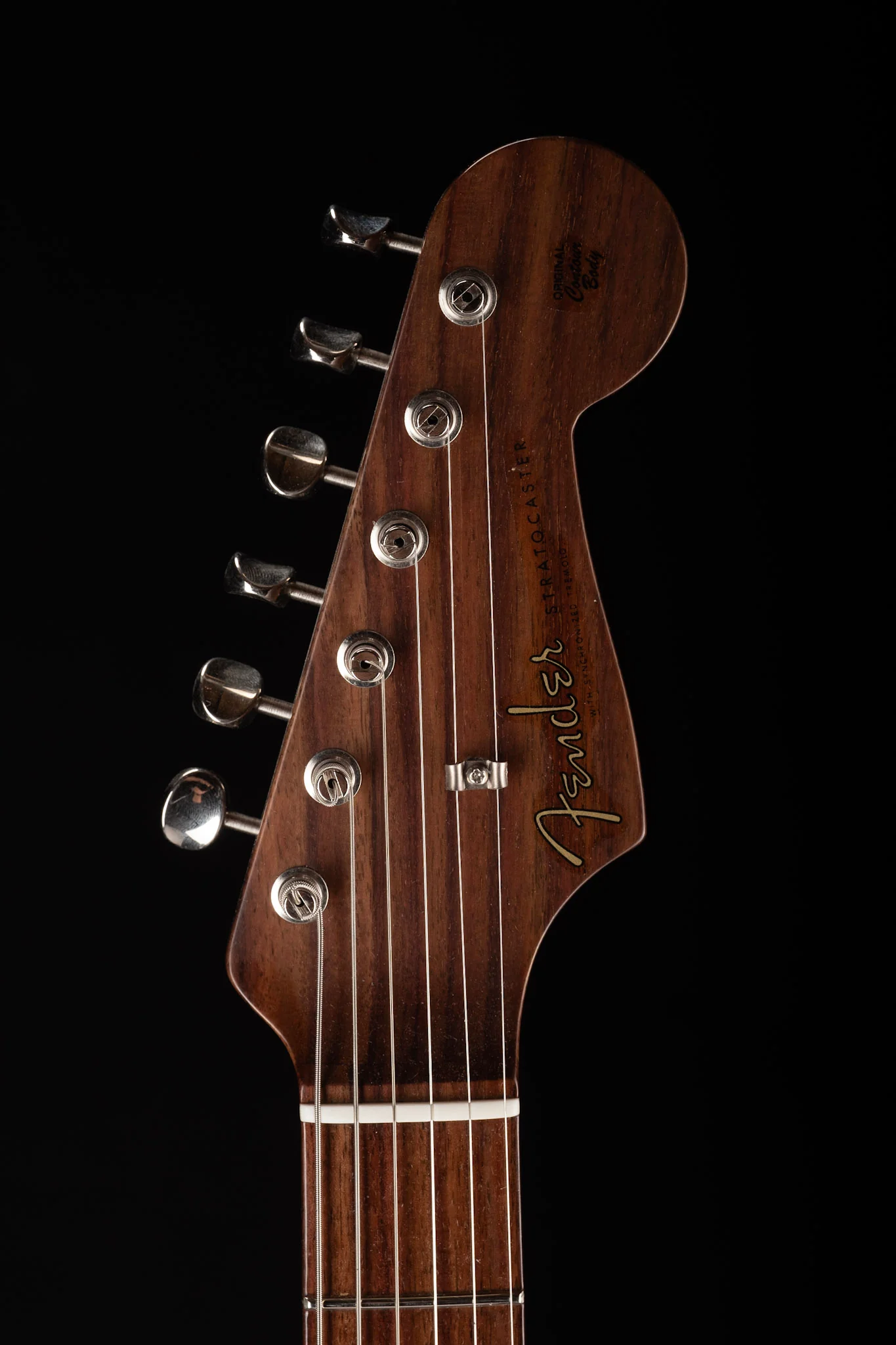 Pre Owned Fender Custom Shop 60's Stratocaster Closet Classic Ebony Transparent With OHSC - Image 8