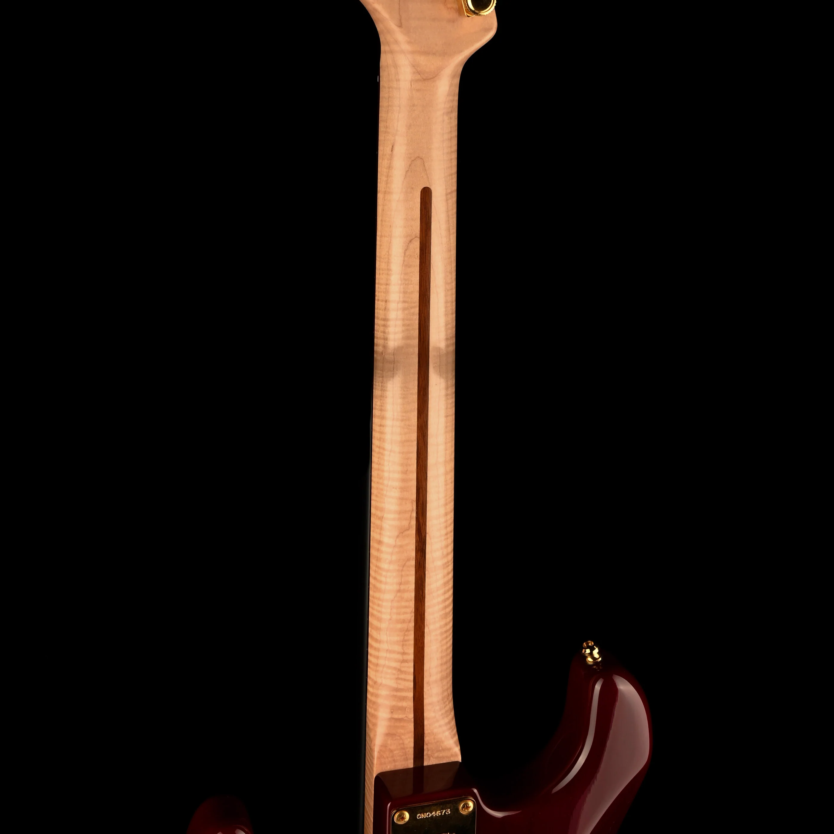 Pre Owned Fender Custom Shop 60th Anniversary Presidential Select Stratocaster Wine Red with OHSC - Image 13