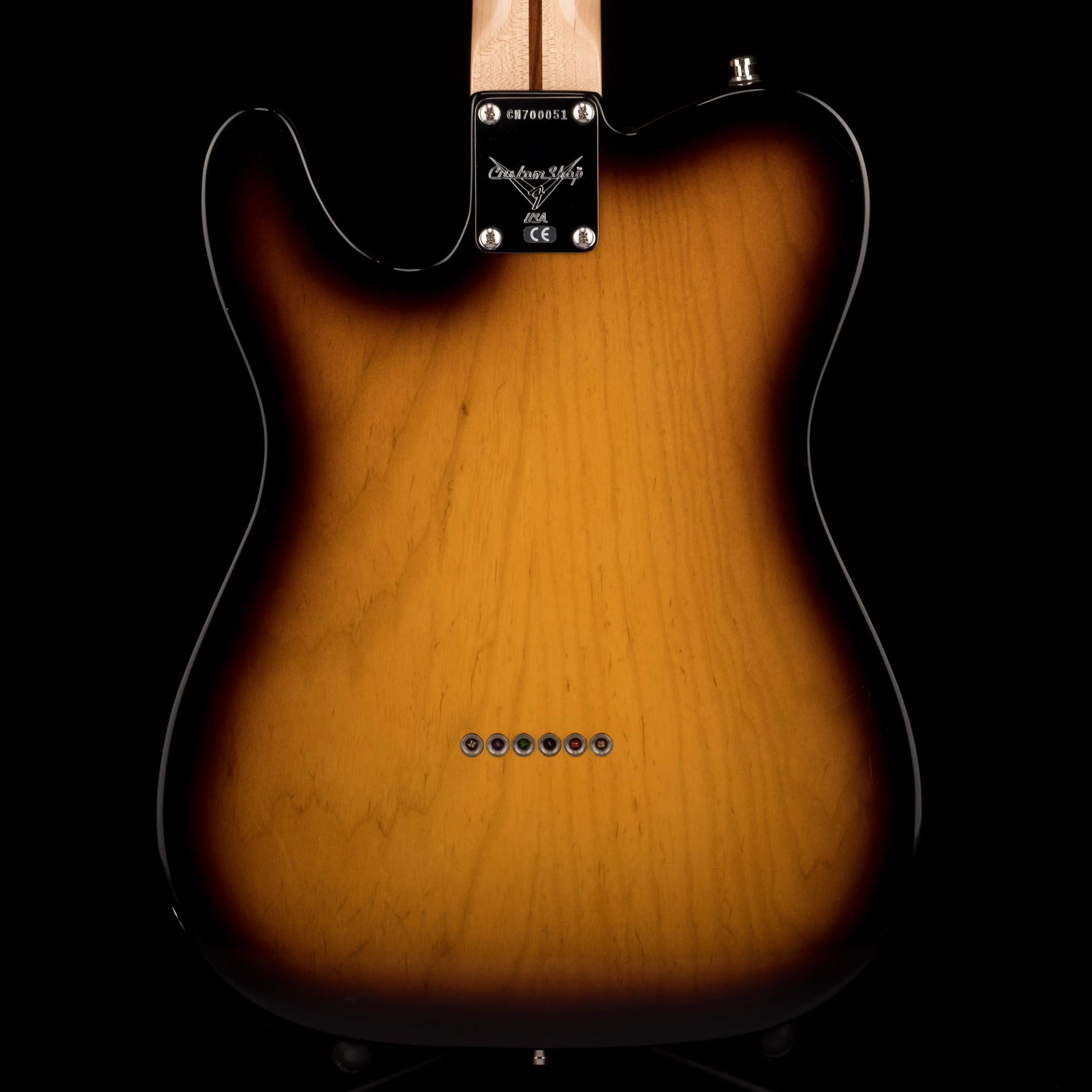 Pre Owned 1999 Fender Custom Shop Bajo Sexto Telecaster 2-Tone Sunburst With OHSC - Image 10