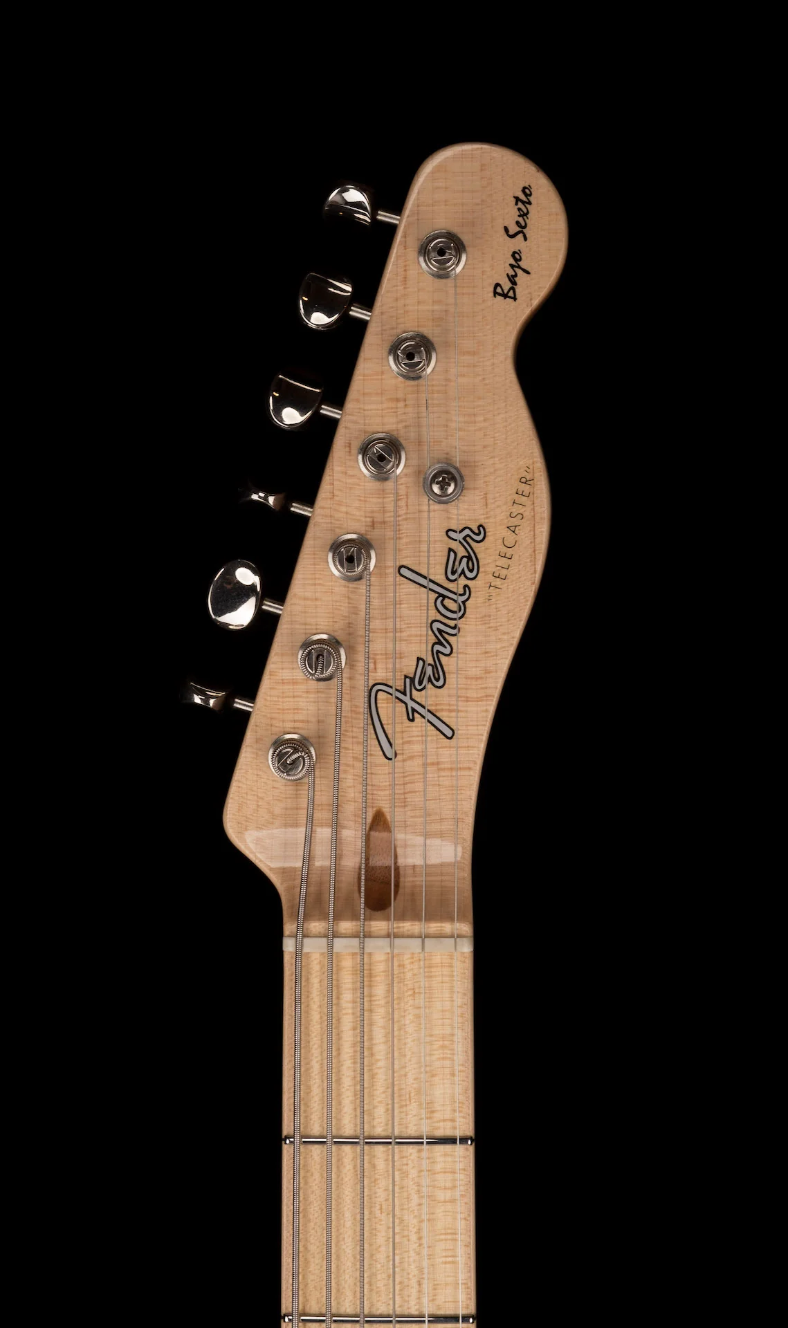 Pre Owned 1999 Fender Custom Shop Bajo Sexto Telecaster 2-Tone Sunburst With OHSC - Image 14