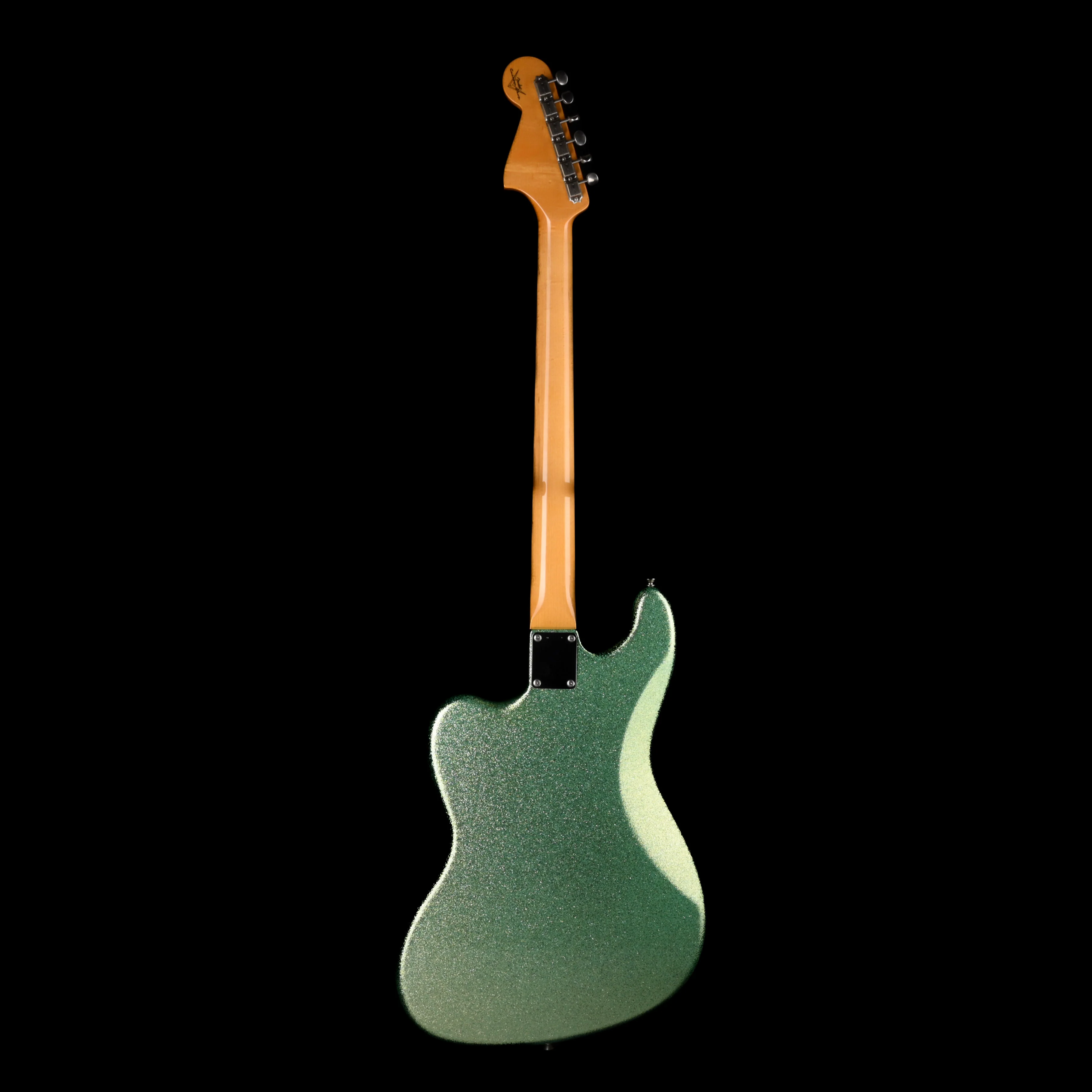 Pre Owned Fender Custom Shop Bass VI NOS Seafoam Sparkle With OHSC - Image 11