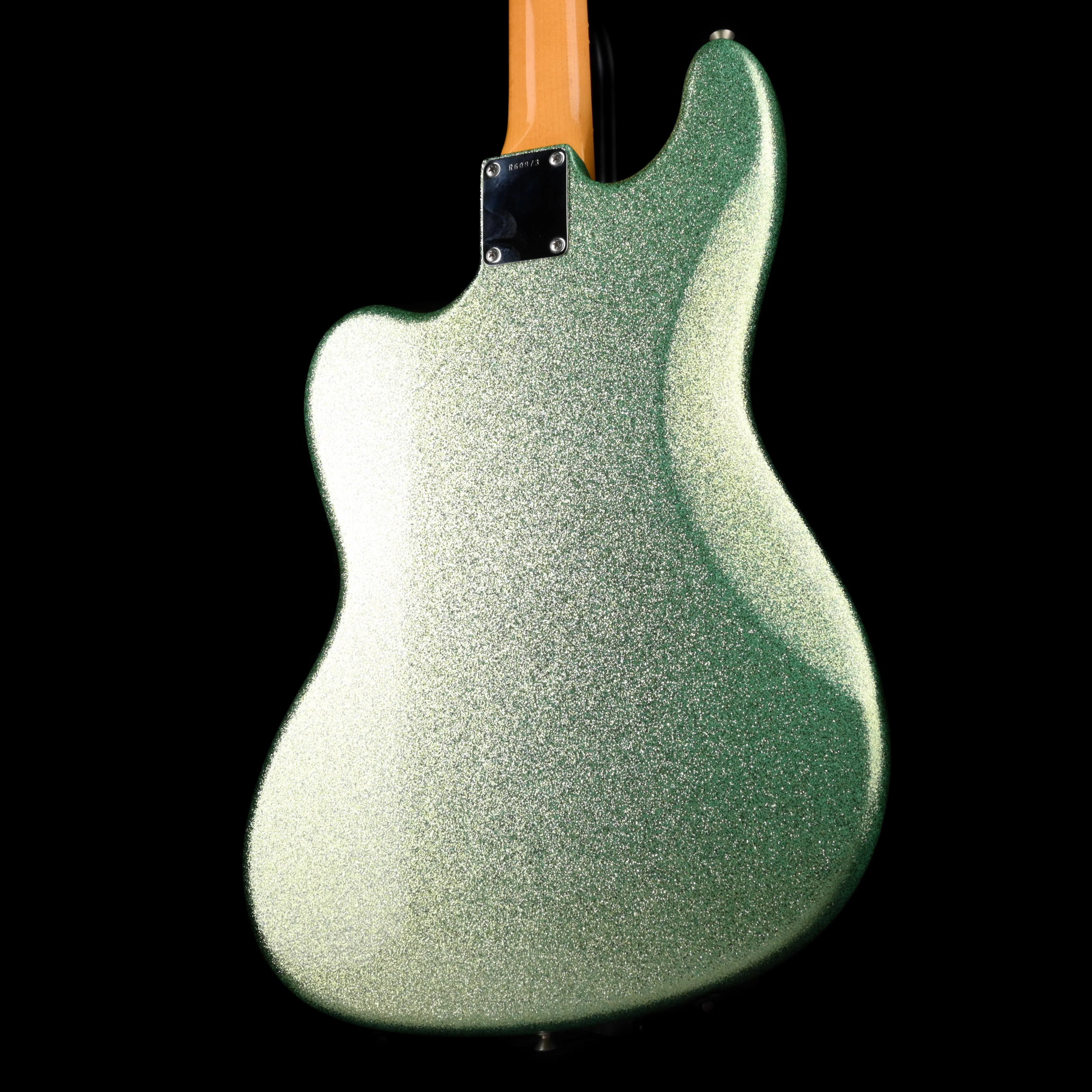 Pre Owned Fender Custom Shop Bass VI NOS Seafoam Sparkle With OHSC - Image 9