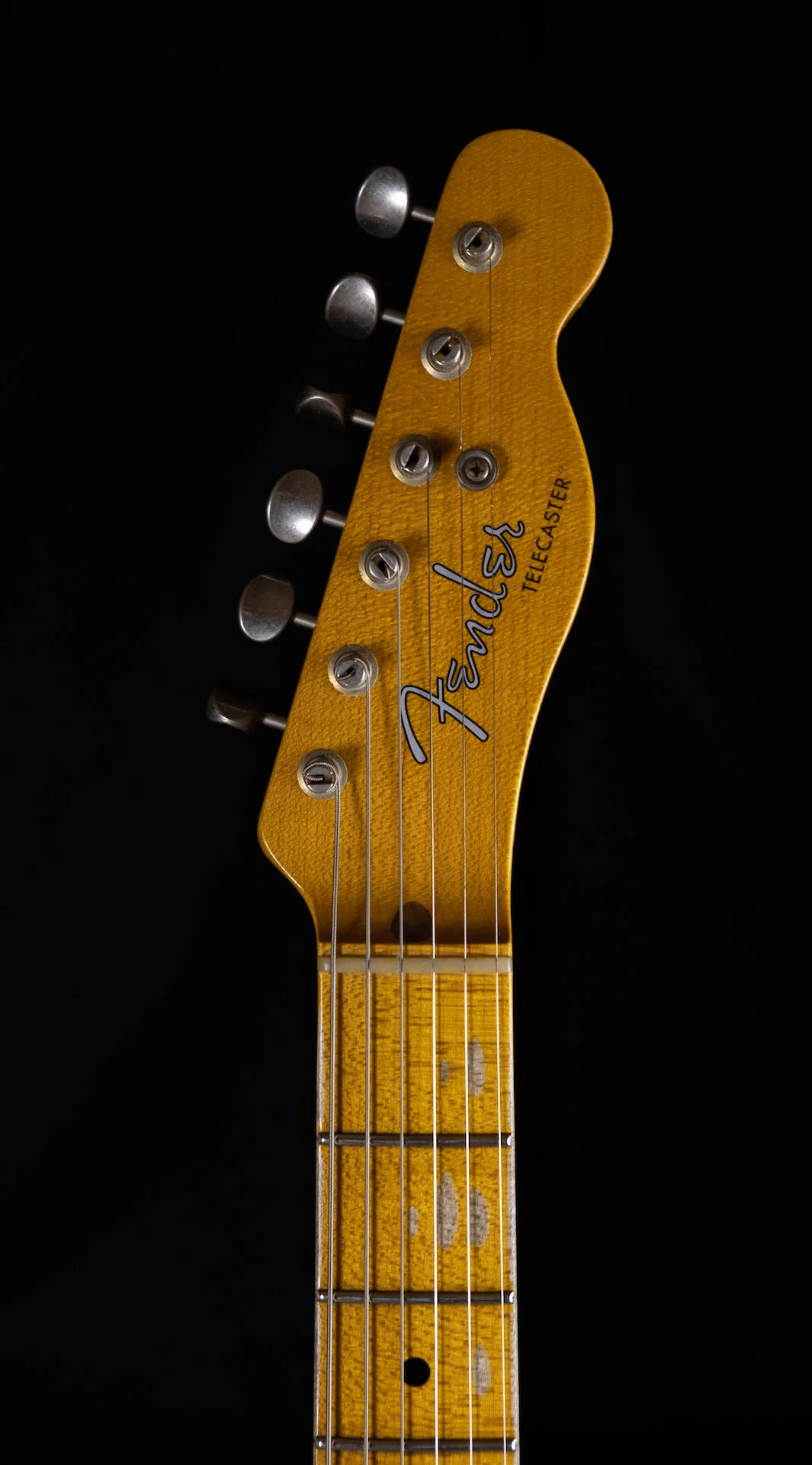 Used '20 Fender Custom Shop 50's Vibra Telecaster Journeyman Relic Butterscotch Blonde  w Bigsby & OHSC - Image 10
