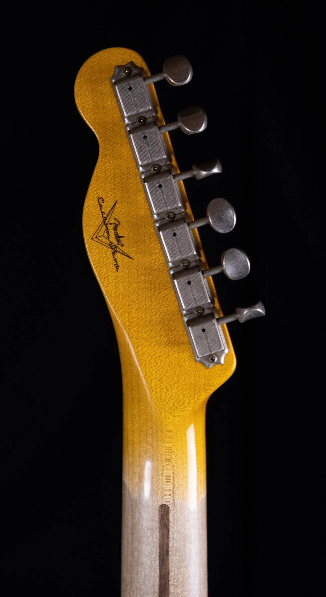 Used '20 Fender Custom Shop 50's Vibra Telecaster Journeyman Relic Butterscotch Blonde  w Bigsby & OHSC - Image 11