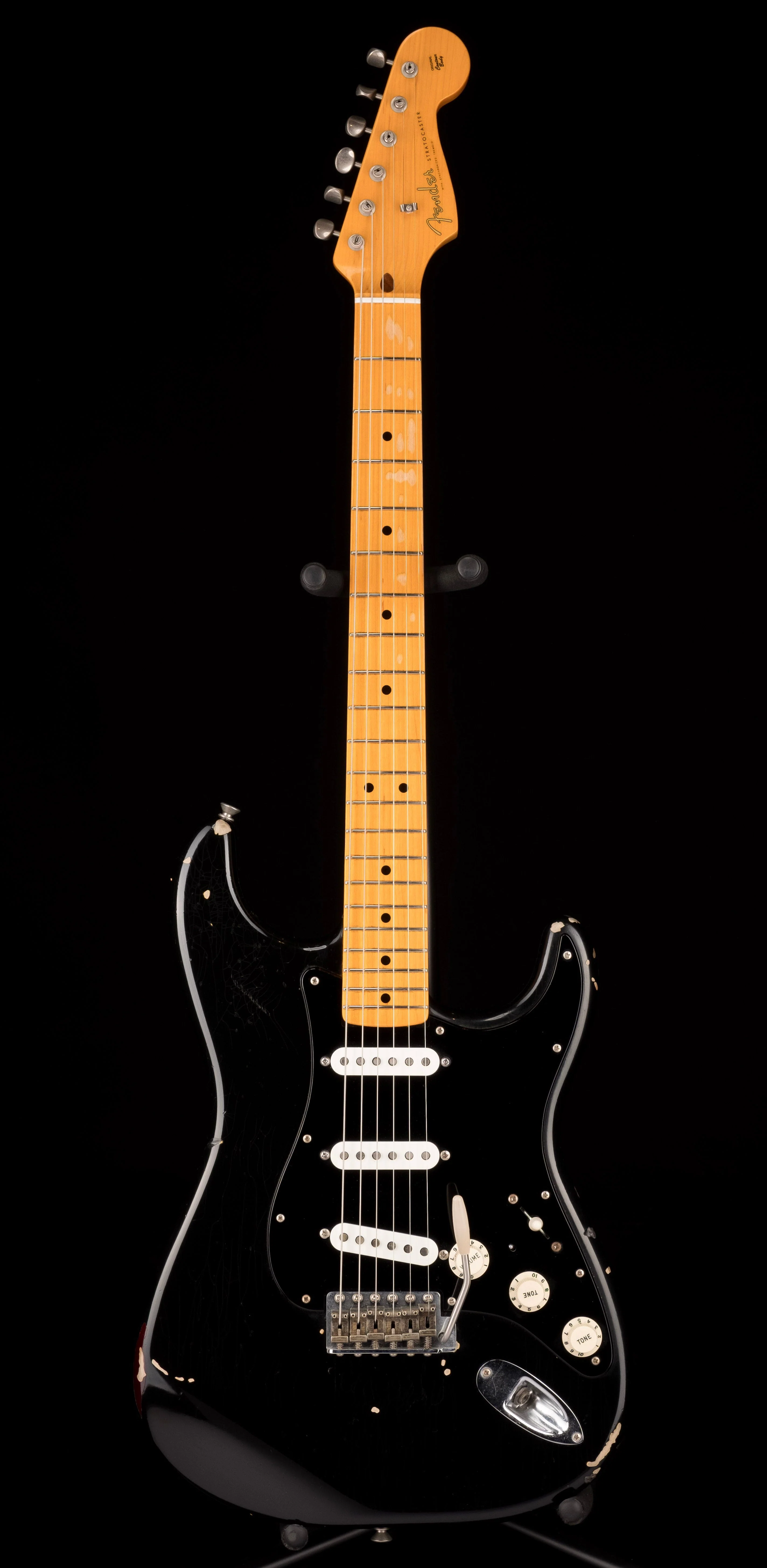 Pre-Owned Fender Custom Shop David Gilmour Stratocaster Relic Black over 3-Tone Sunburst - Image 2