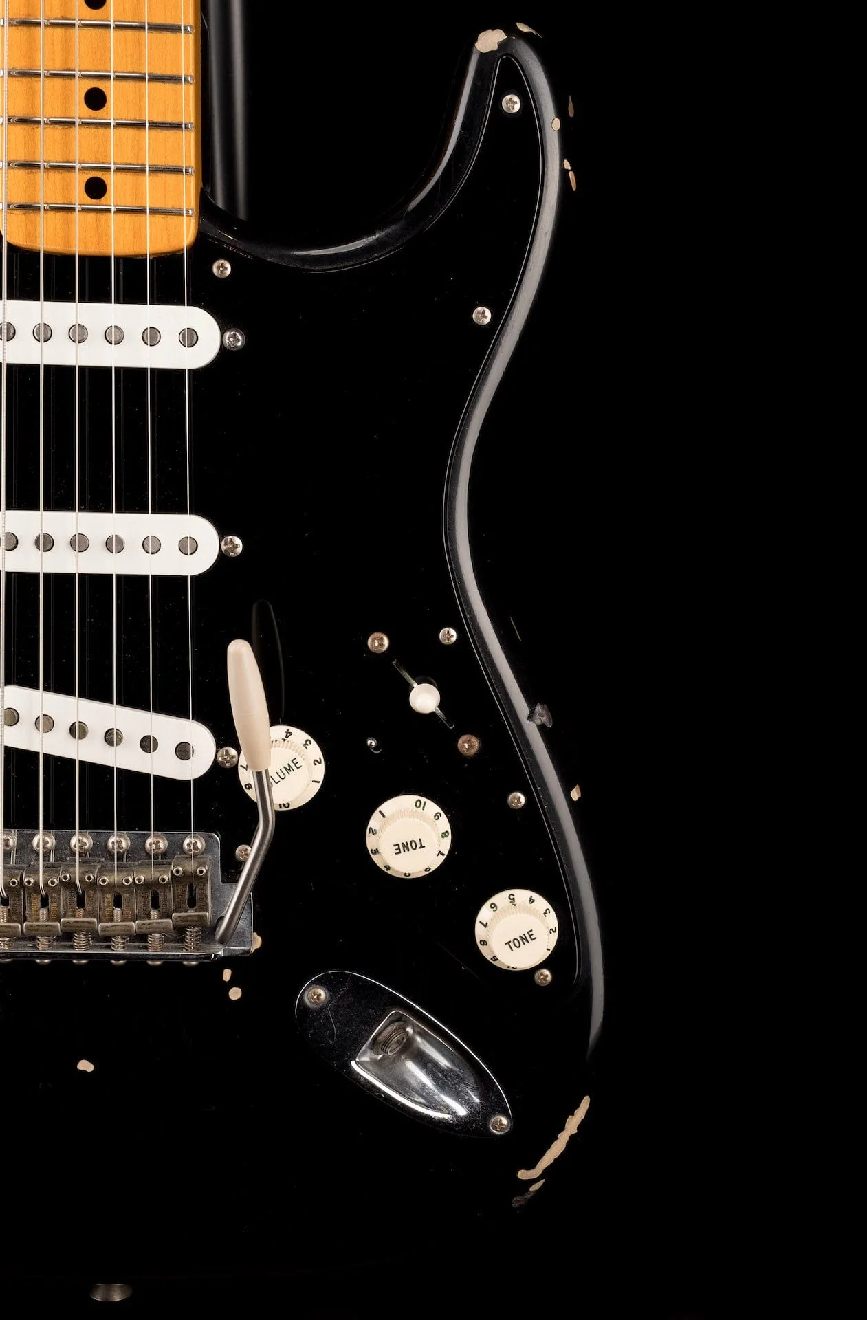 Pre-Owned Fender Custom Shop David Gilmour Stratocaster Relic Black over 3-Tone Sunburst - Image 6