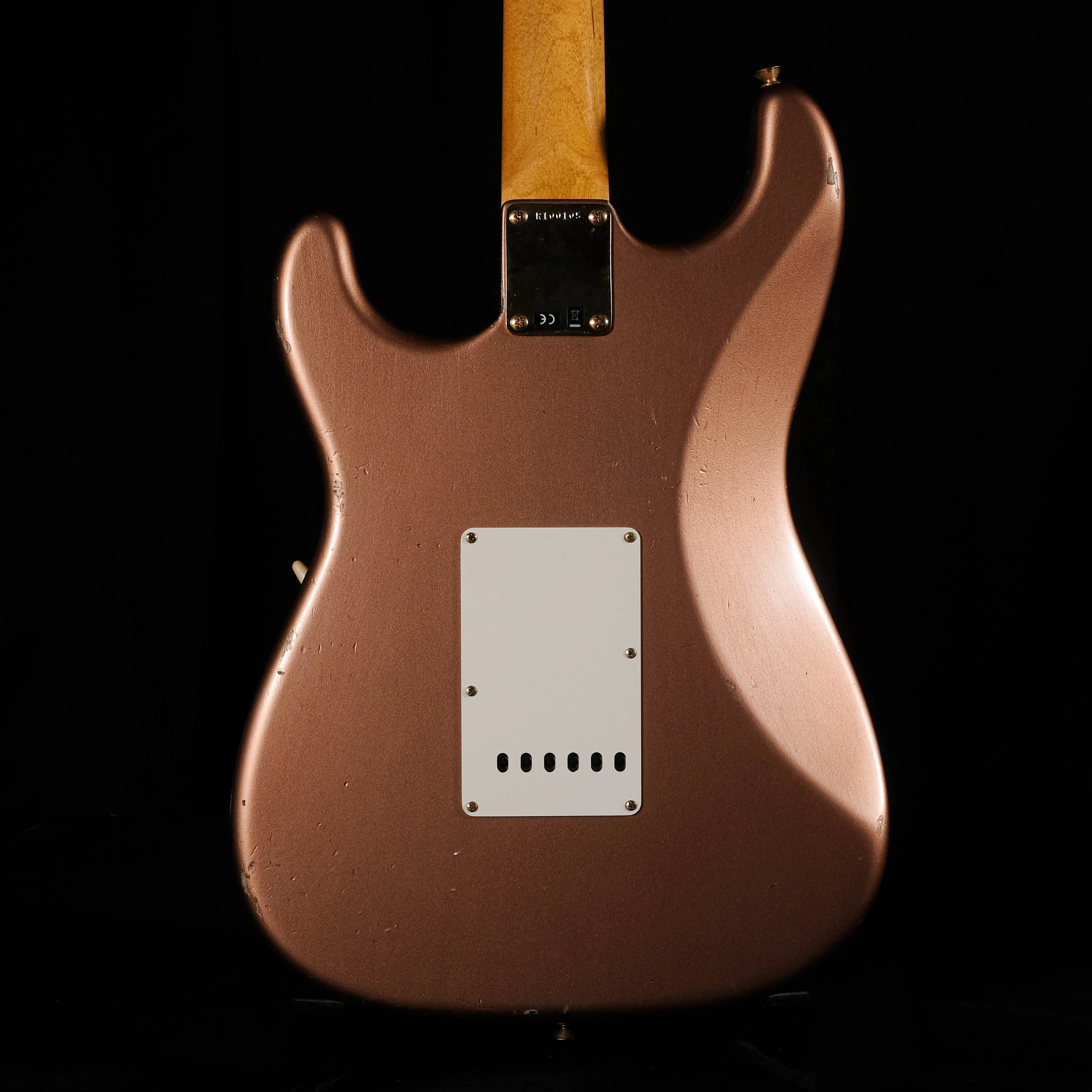 Preowned Fender Custom Shop "Golden Rose" 1959 Strat Relic Copper Metallic With OHSC - Image 12