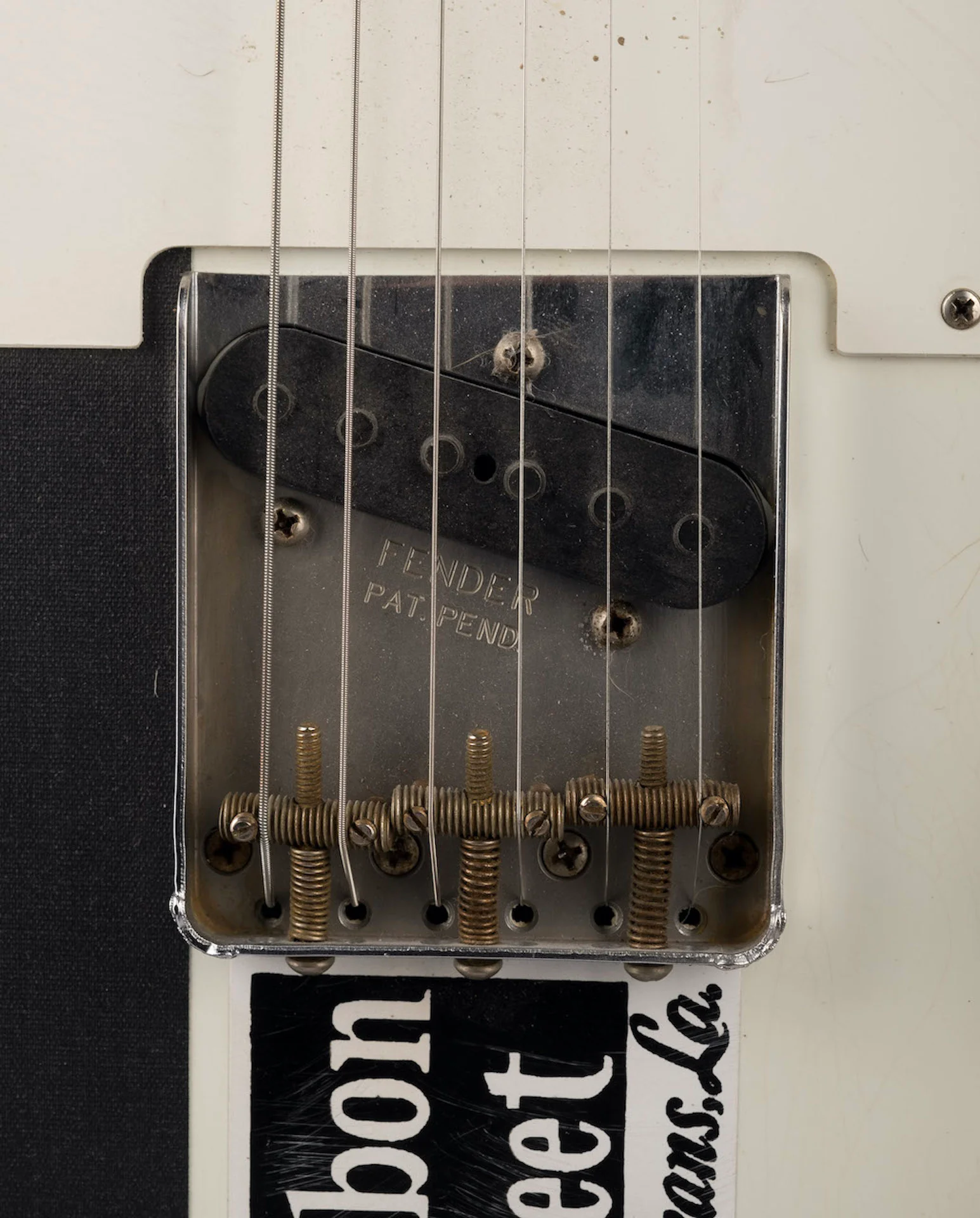 Pre Owned 2021 Fender Custom Shop Jason Smith Masterbuilt Tribute Joe Strummer Esquire With OHSC - Image 7