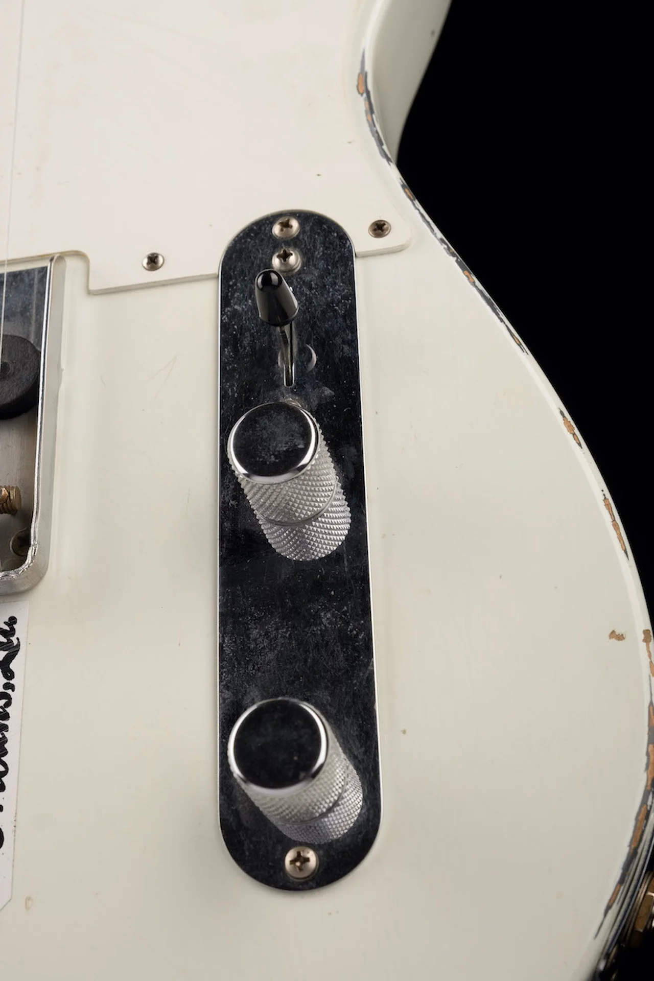 Pre Owned 2021 Fender Custom Shop Jason Smith Masterbuilt Tribute Joe Strummer Esquire With OHSC - Image 8