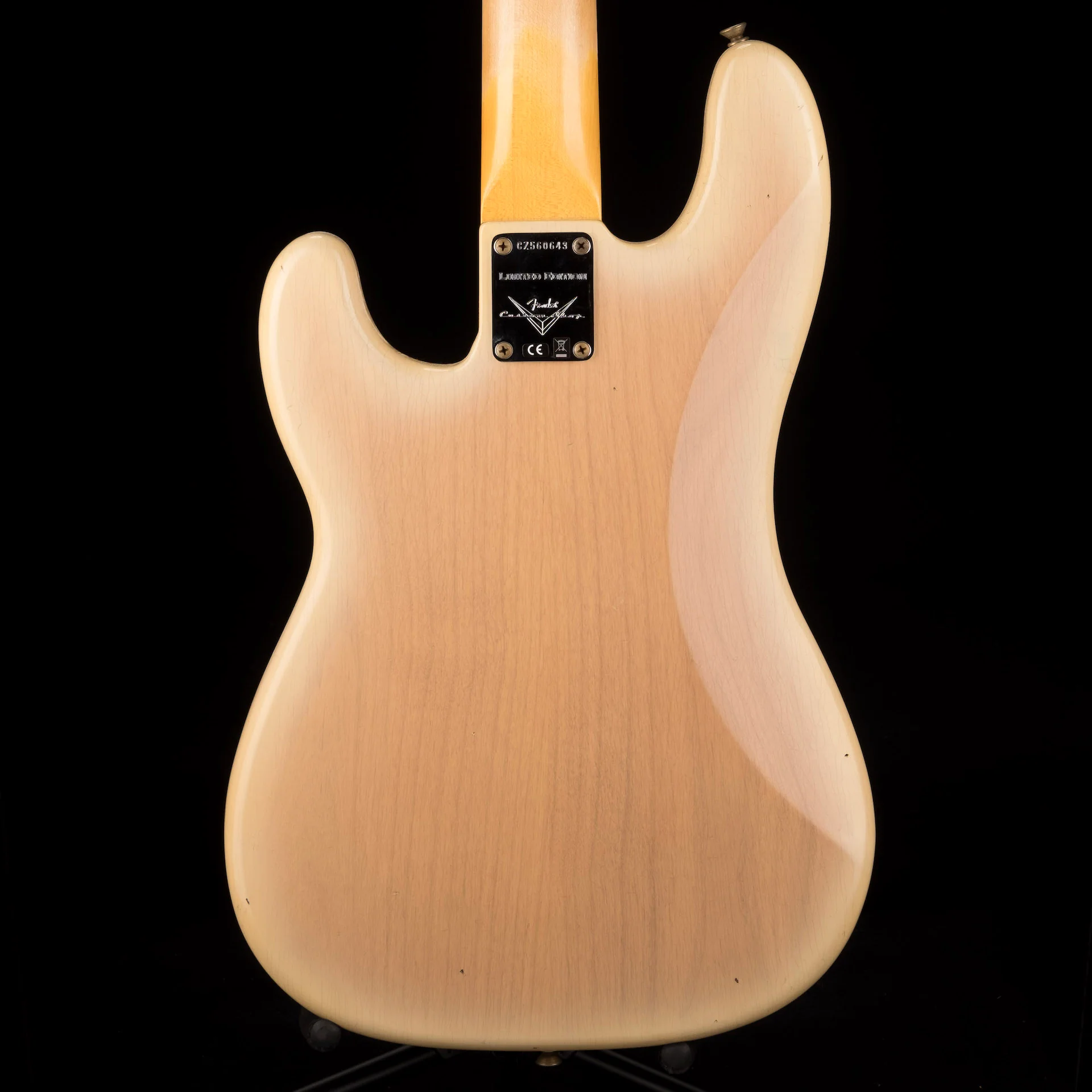 Pre-Owned Fender Custom Shop Limited Edition 1959 Precision Bass Journeyman Relic Natural Blonde With OHSC - Image 11